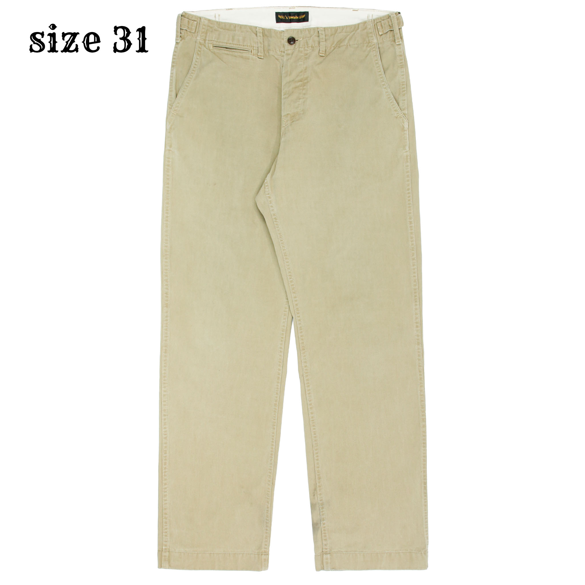 A Vontade Made in Japan Khaki Pants Size 31