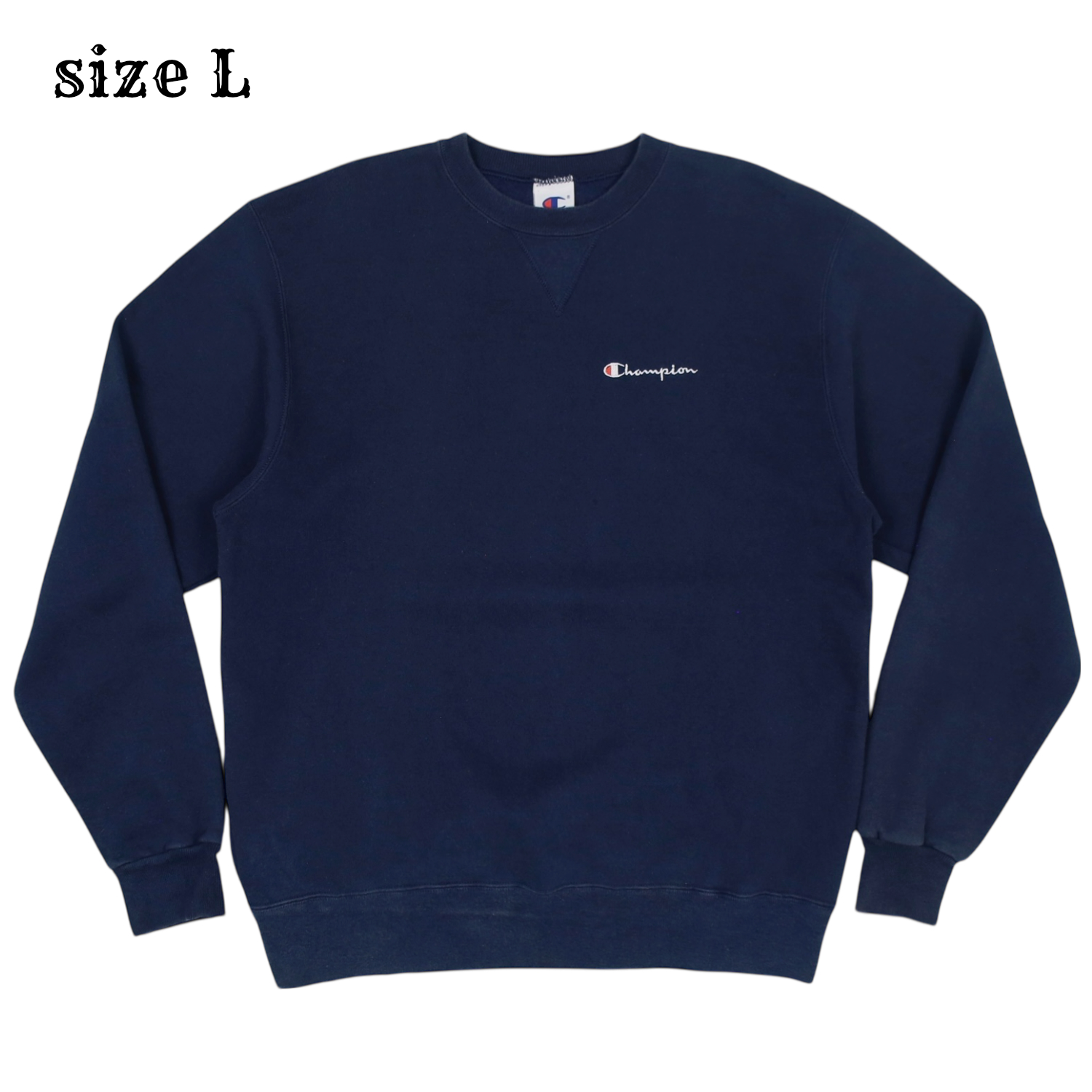 Late 90s 2000s Champion Navy Sweatshirt Size L