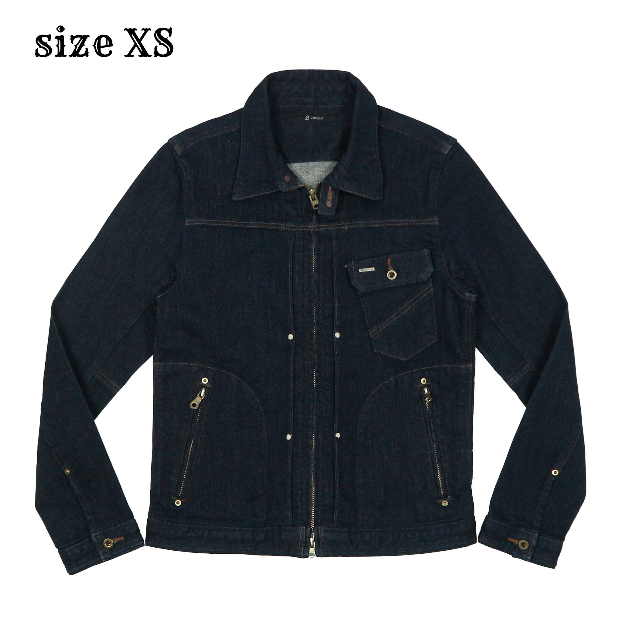 Johnbull Japan Dark Indigo Denim Jacket Size XS