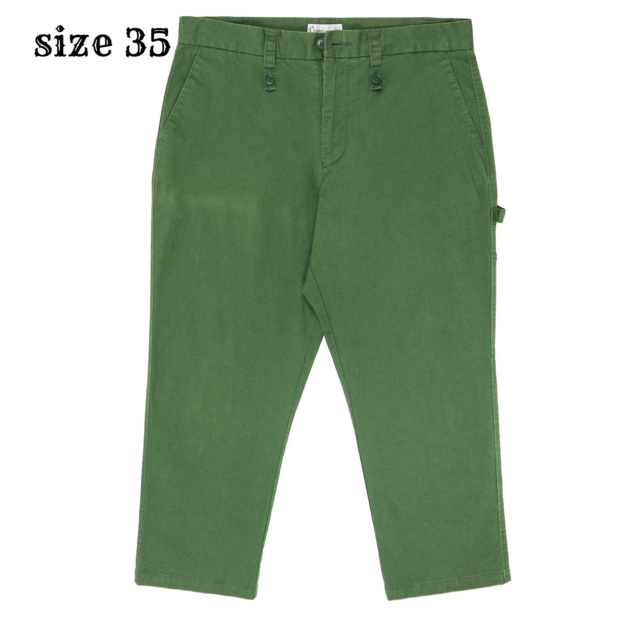 Coen Brand Japan Green Ankle Pants Size 35