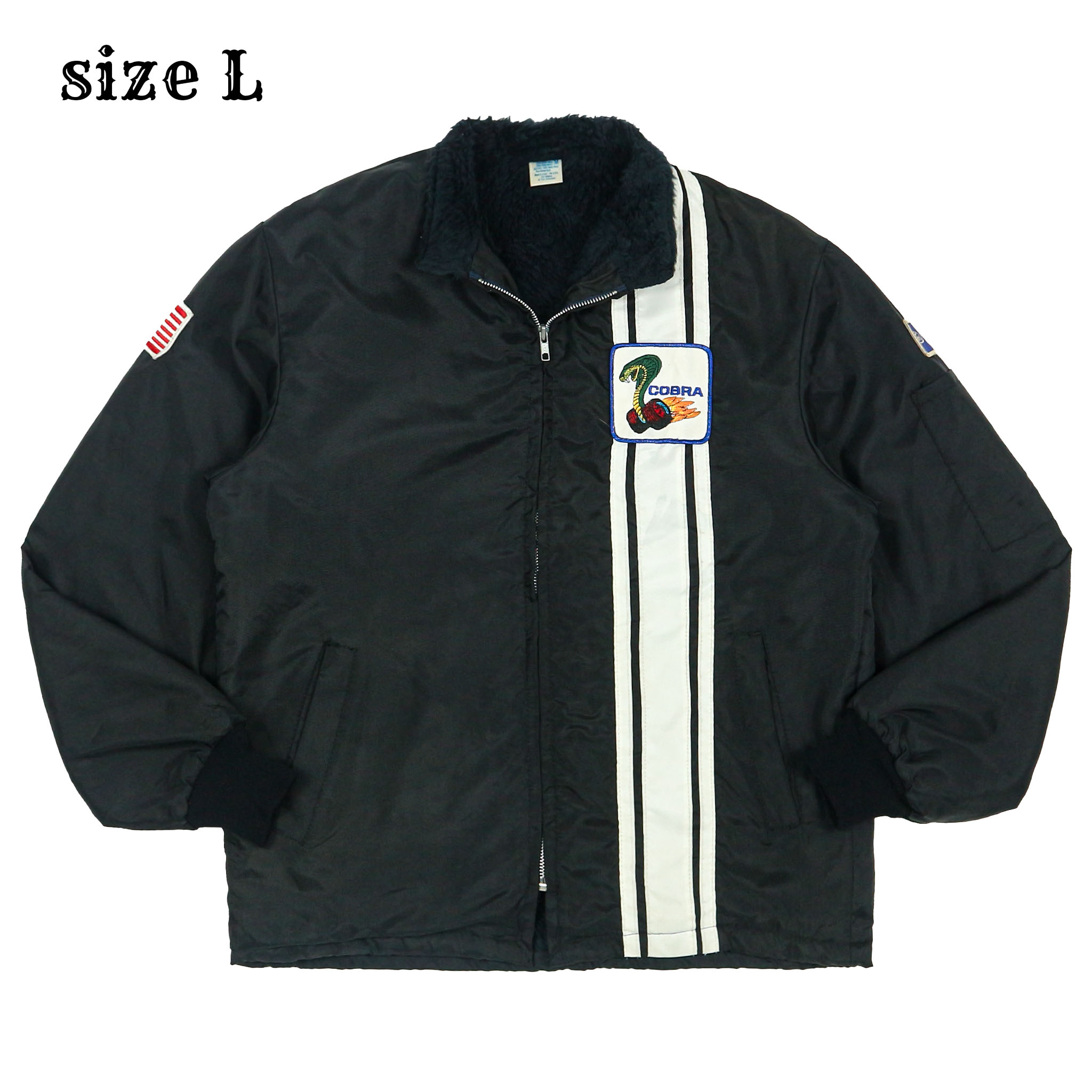 Vintage Ford USA Cobra Label Work Jacket Size L