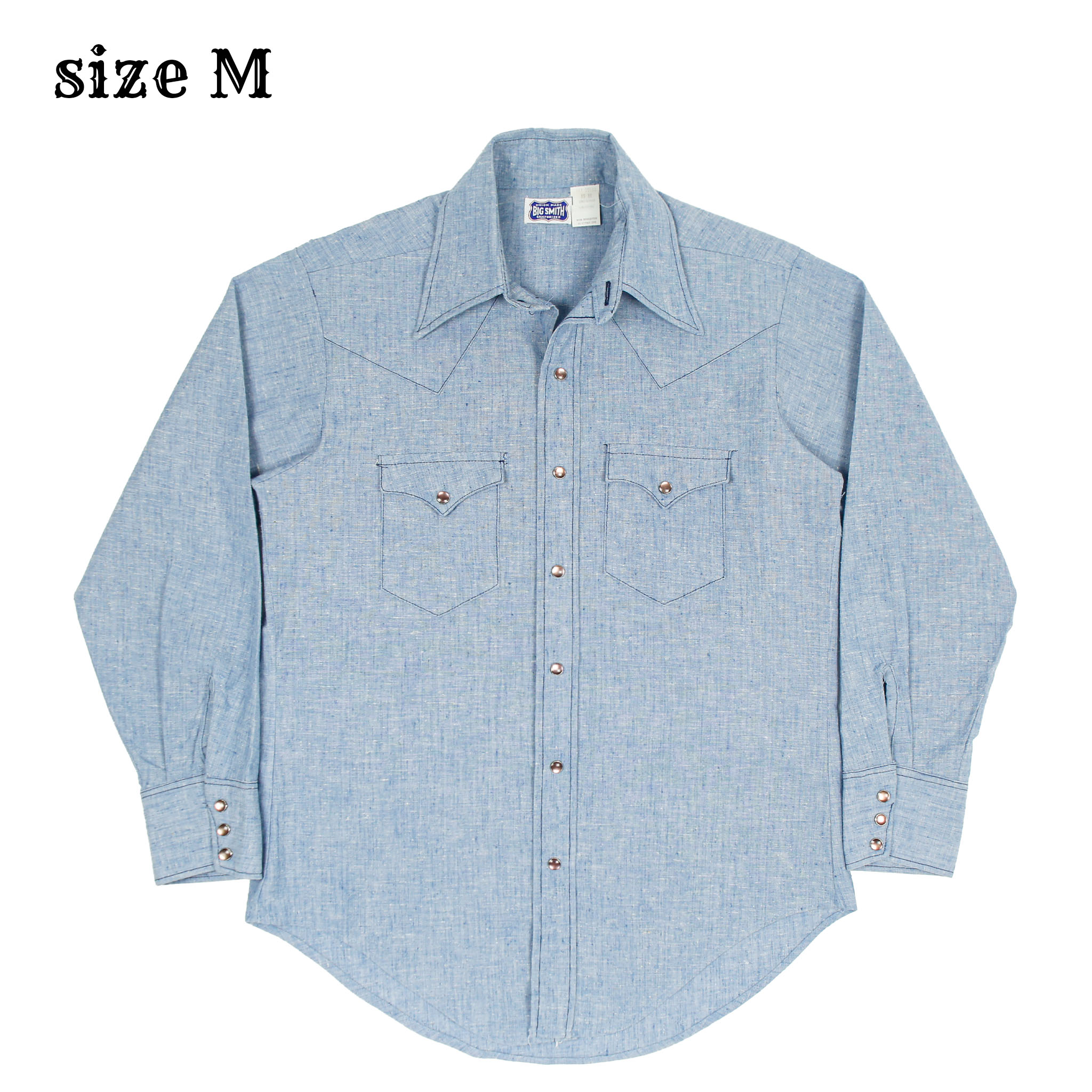 80s Big Smith Vintage Western Shirt Size M