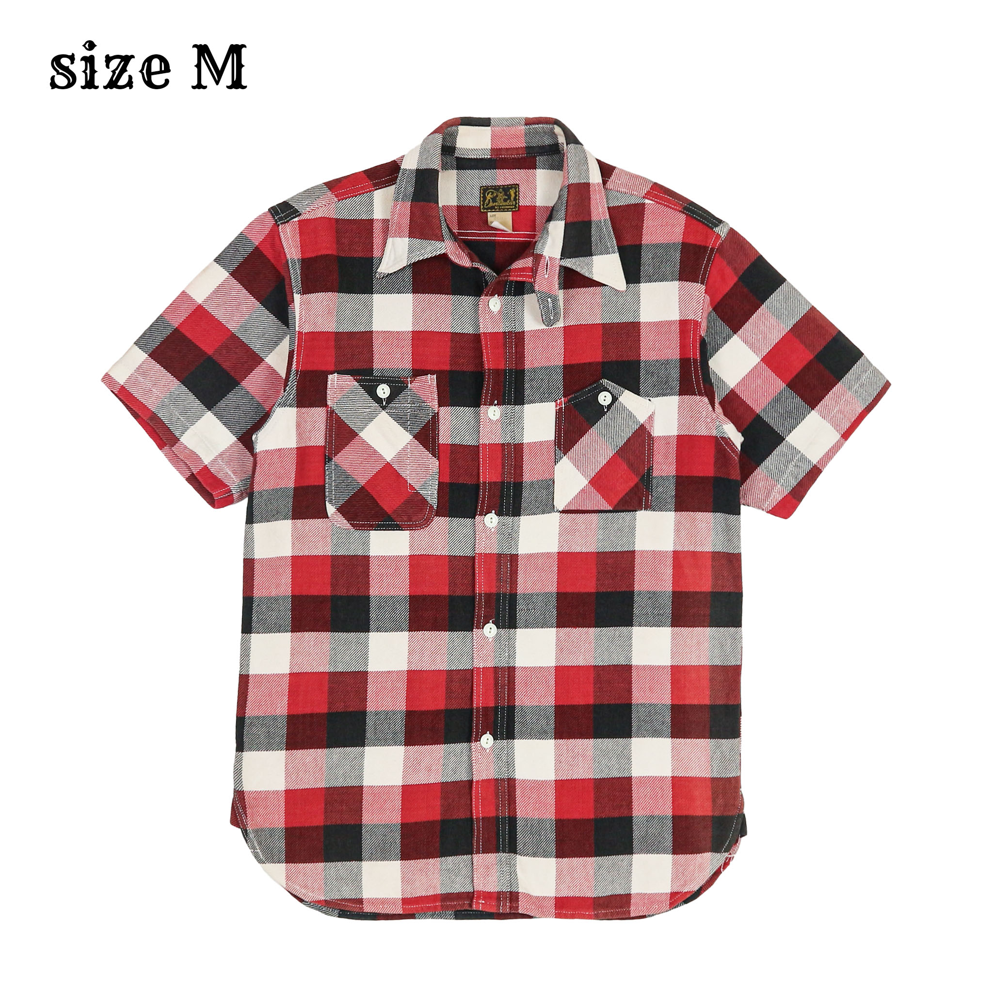 Cushman Japan Heavy Flannel Work Shirt Size M