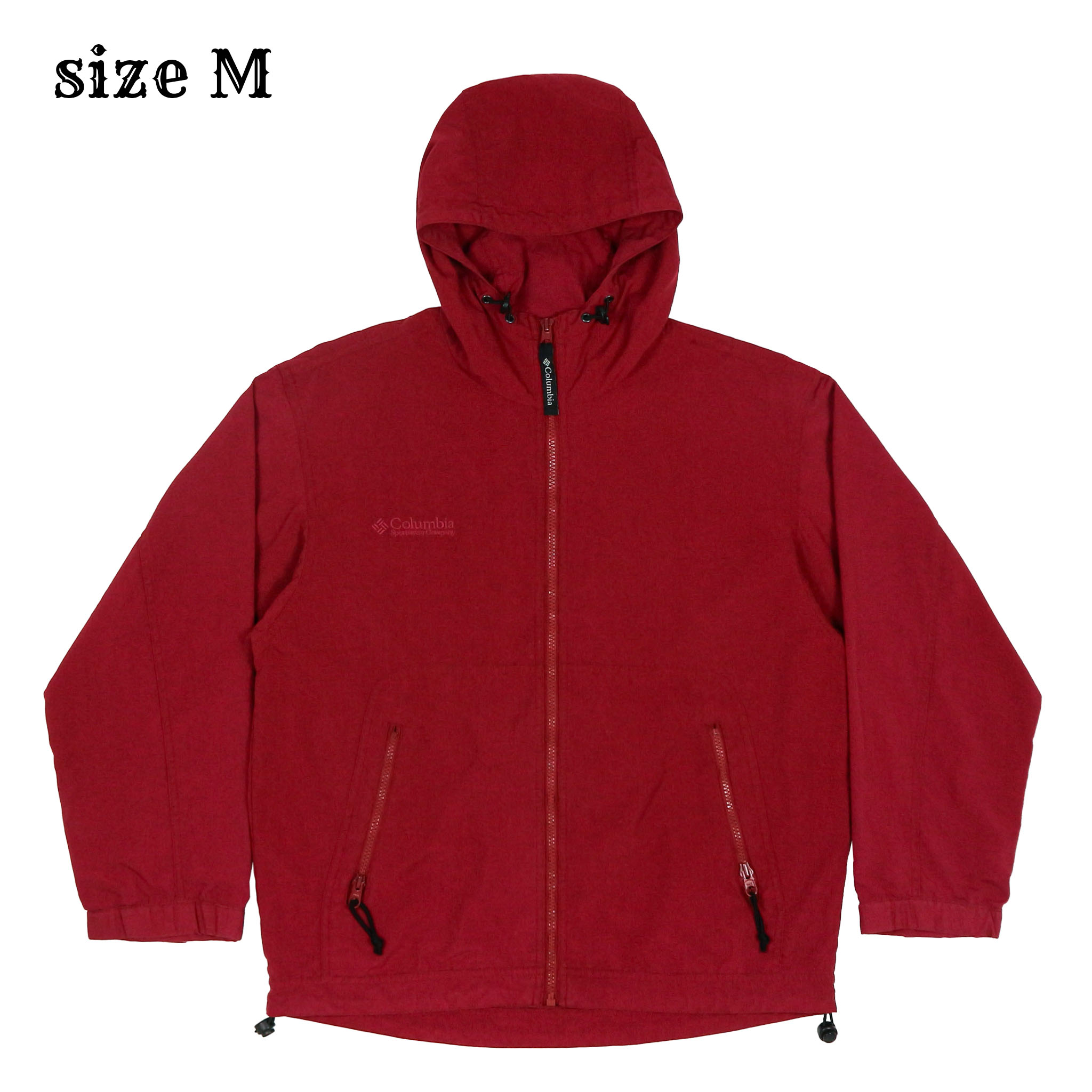 Columbia Outdoor Nylon Hooded Jacket Size M