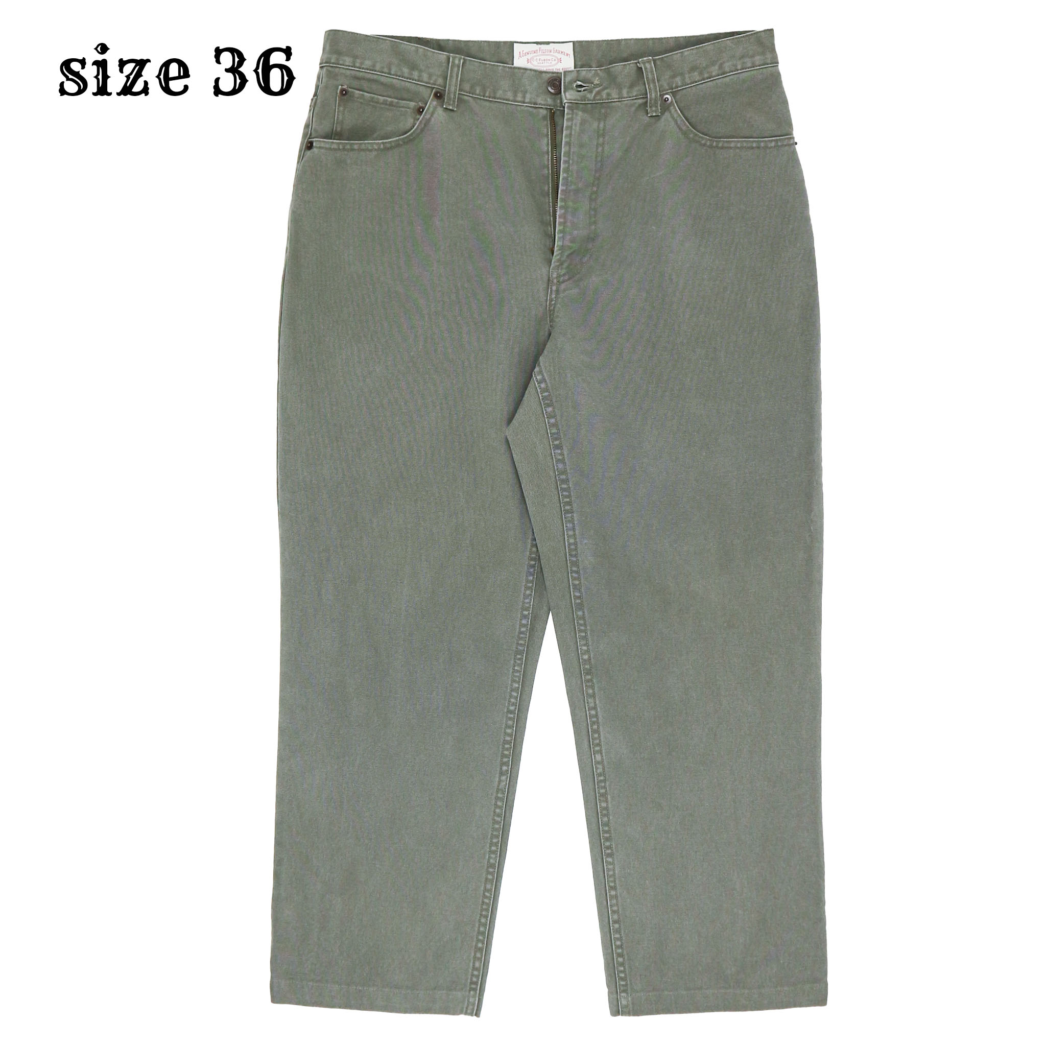 Filson Classic Canvas 5-pocket Jeans Size 36