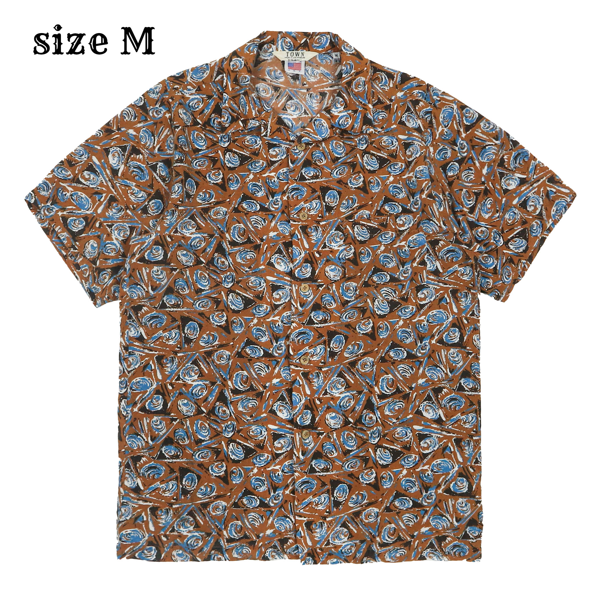 Town by Shuttle Notes USA Made Shirt Size M