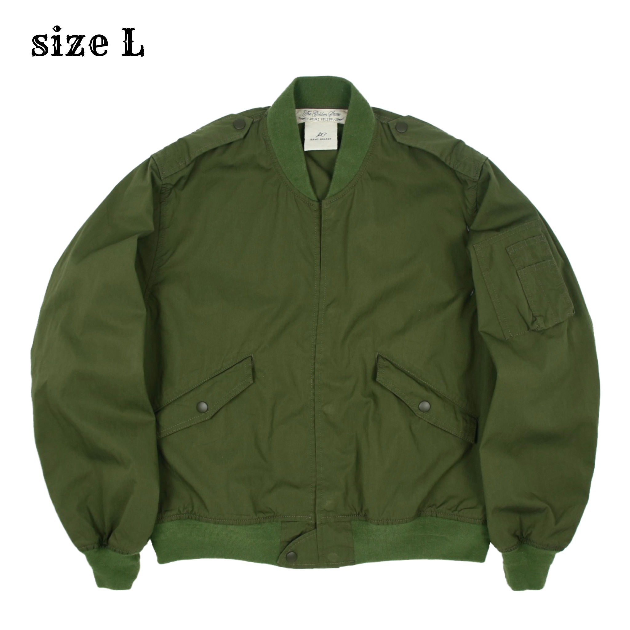 Remi Relief Japan Unlined Bomber Jacket Size L