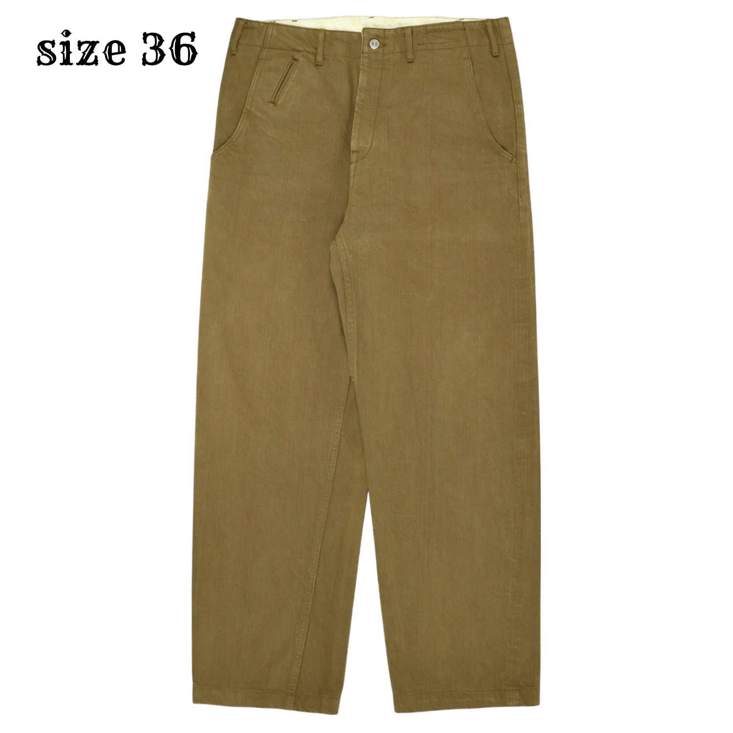 Samurai Japan SJ48CP Heavy Chino Pants Size 36