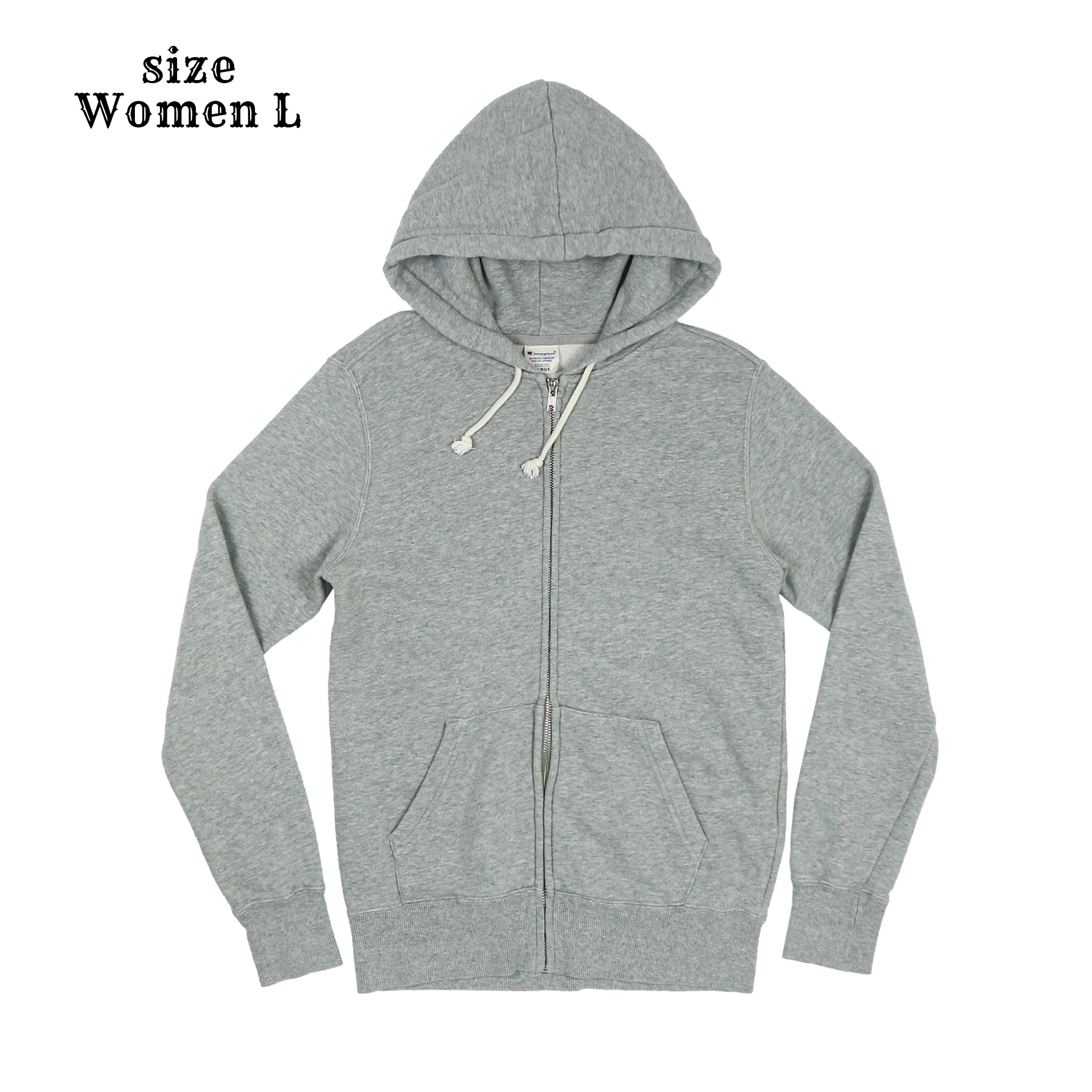 Champion Blank Hoodie Women Size L