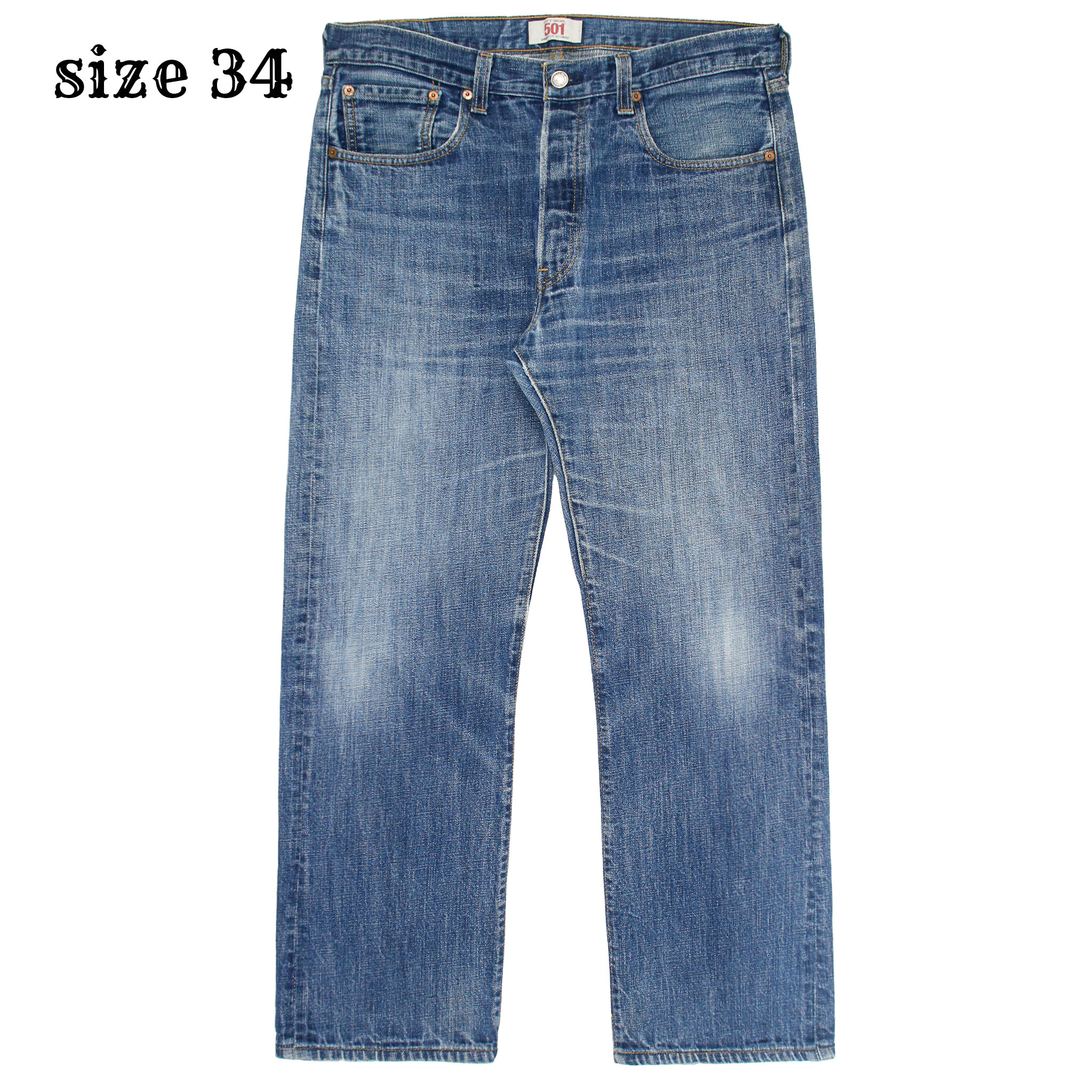 2010s Levi's 501 Denim Jeans Size 34