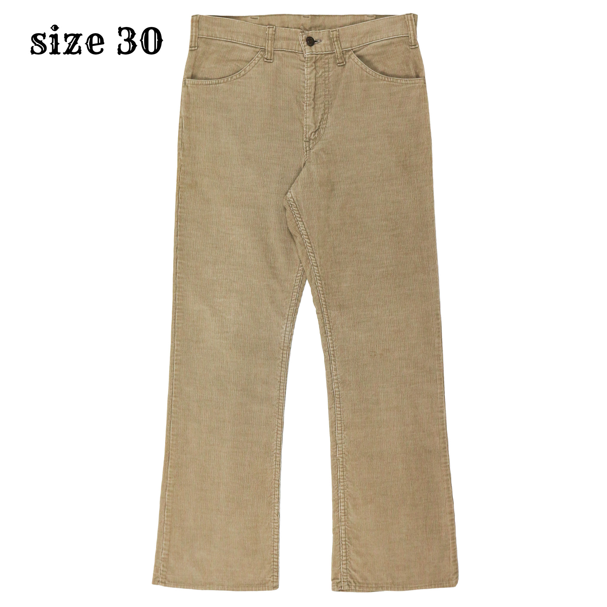 Vintage 80s Levi's 646 Flared Corduroy Pants Size 30