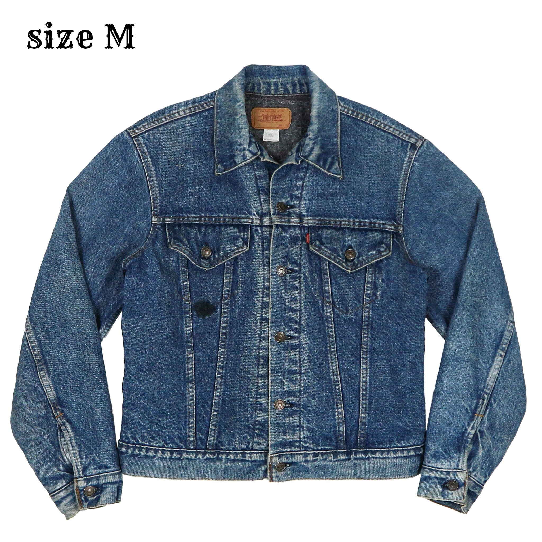 Vtg 70s Levi's Blanket Lined Type 3 Denim Jacket Size M