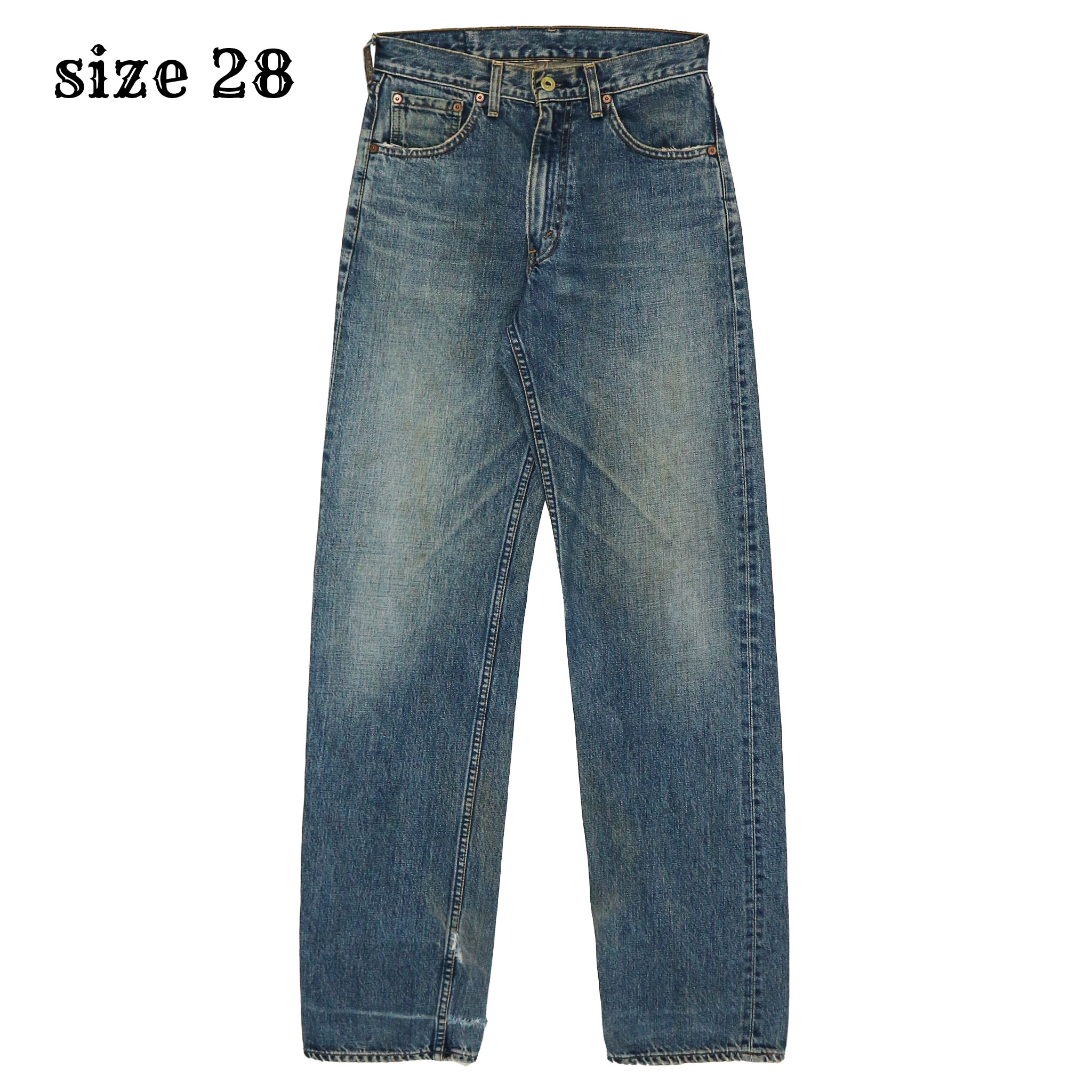 90s Faded Levi's 503 Selvedge Denim Jeans Size 28