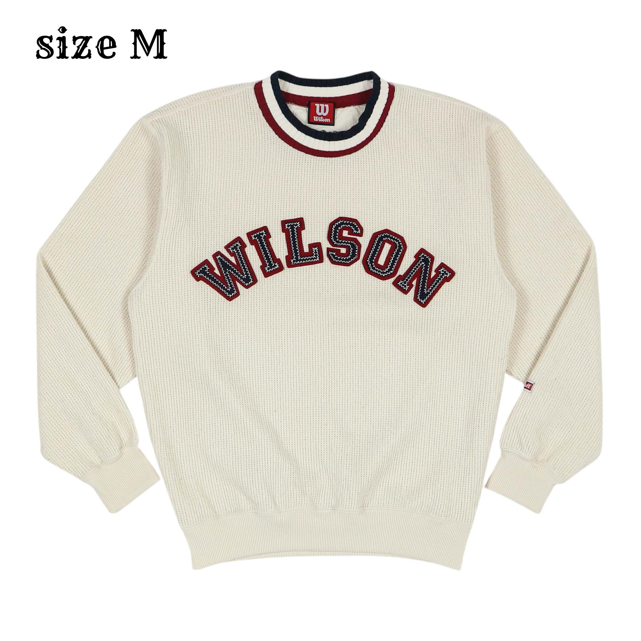 Wilson Made in Japan Knitted Sweatshirt Size M