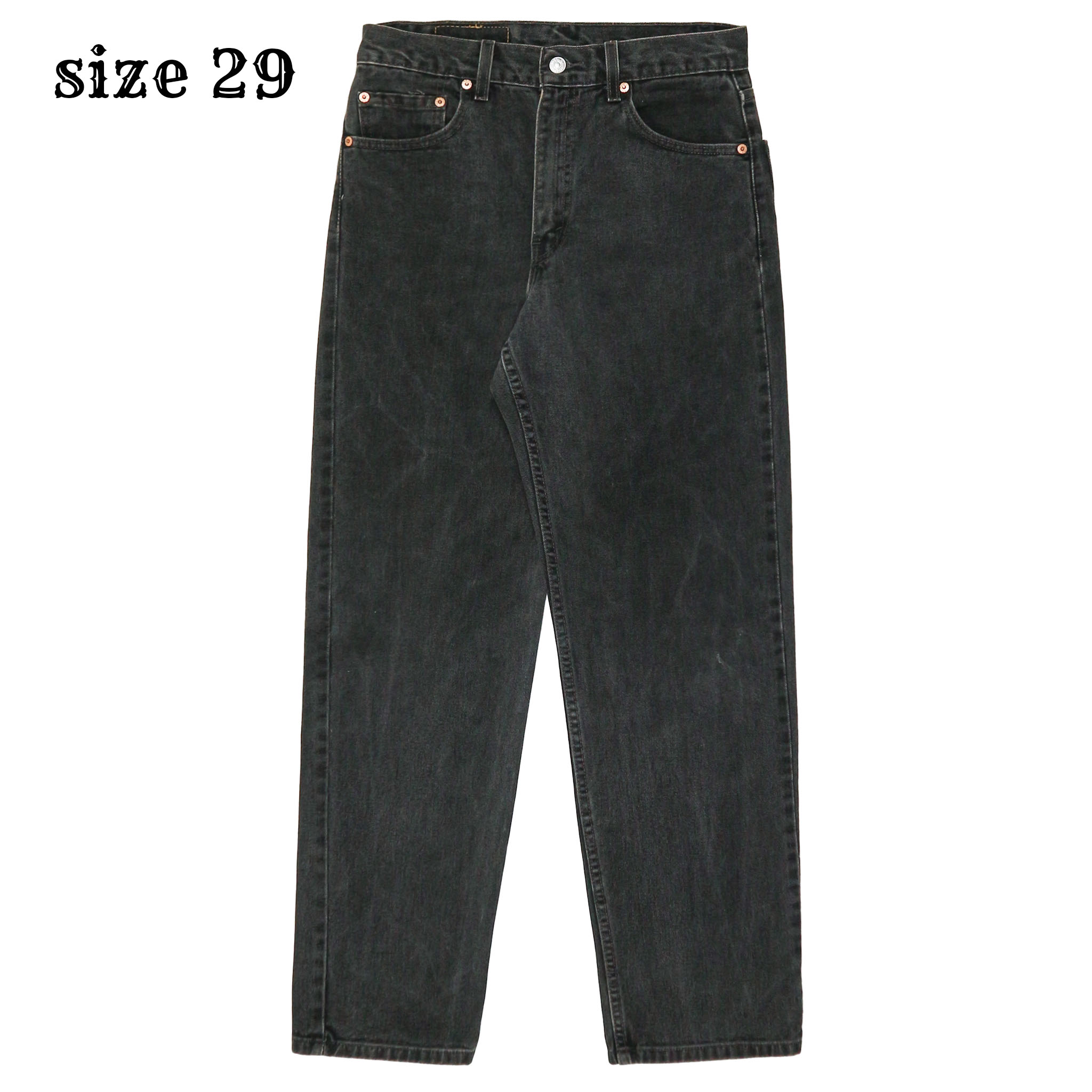 2000s Levi's 550 Black Denim Jeans Size 29