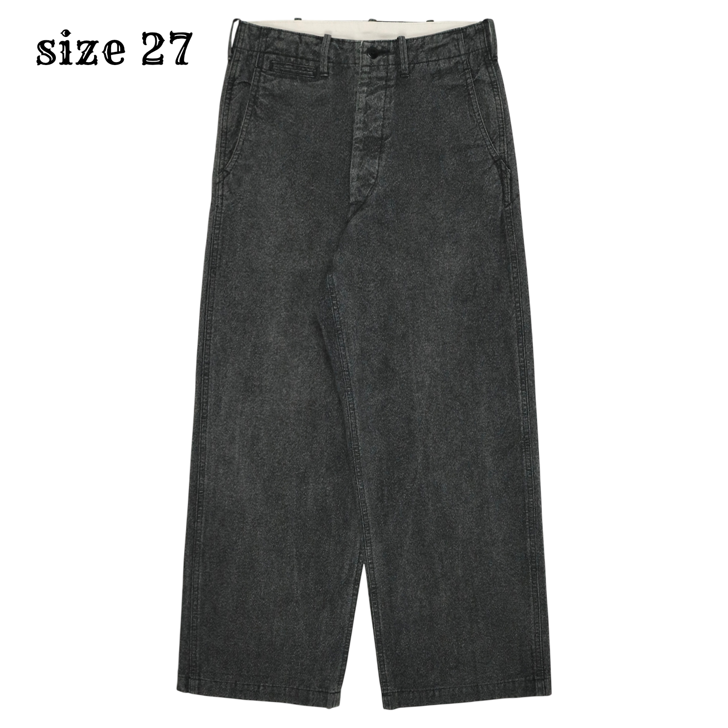 Cushman Japan Salt-pepper Work Pants Size 27