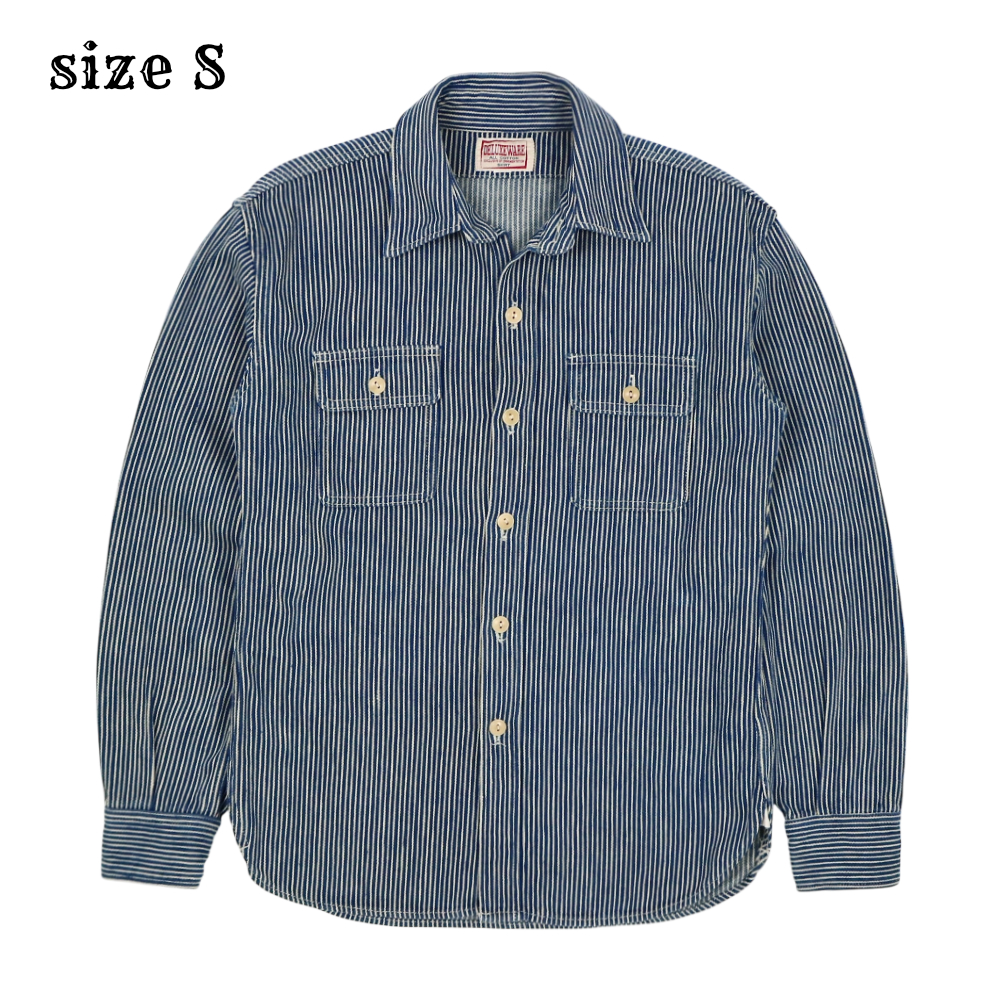 Deluxe Ware Japan Hickory Work Shirt Size S