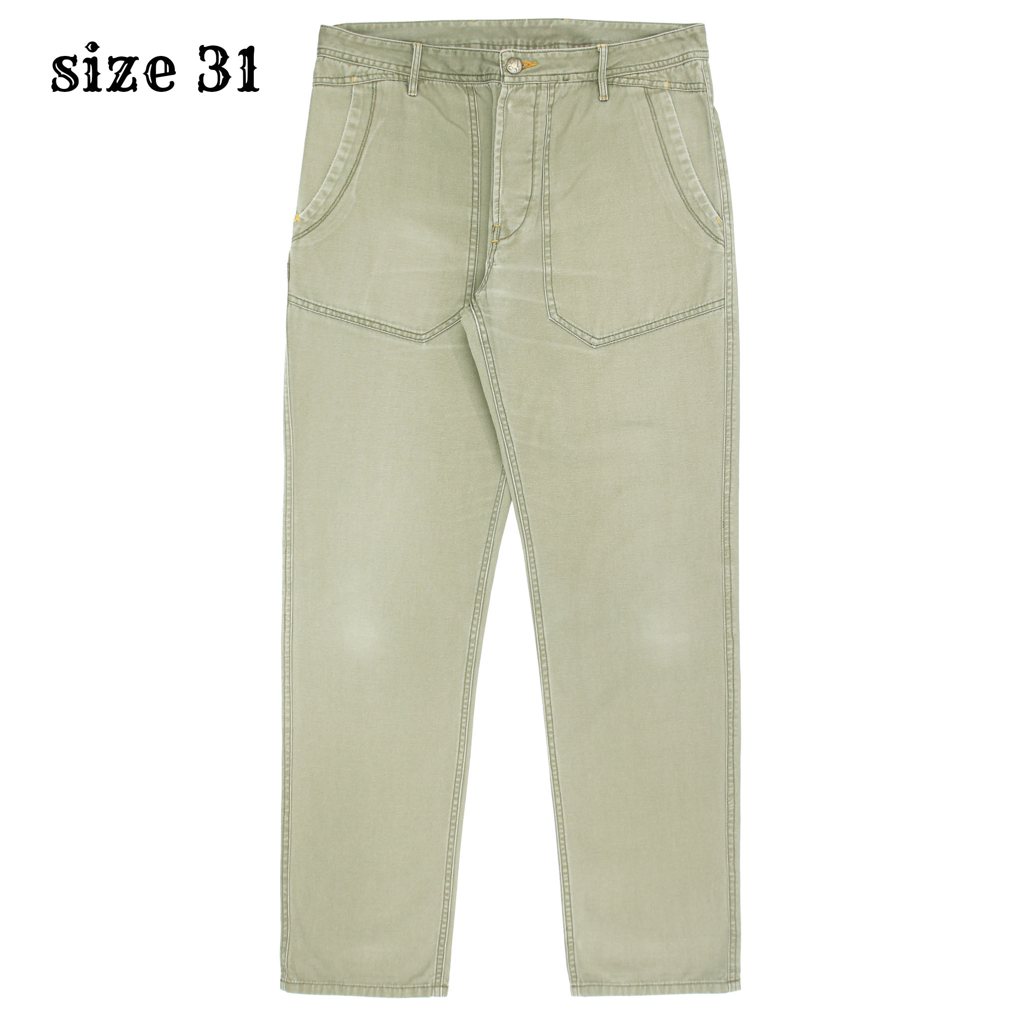 Indian Motocycle Japan Canvas Utility Pants Size 31