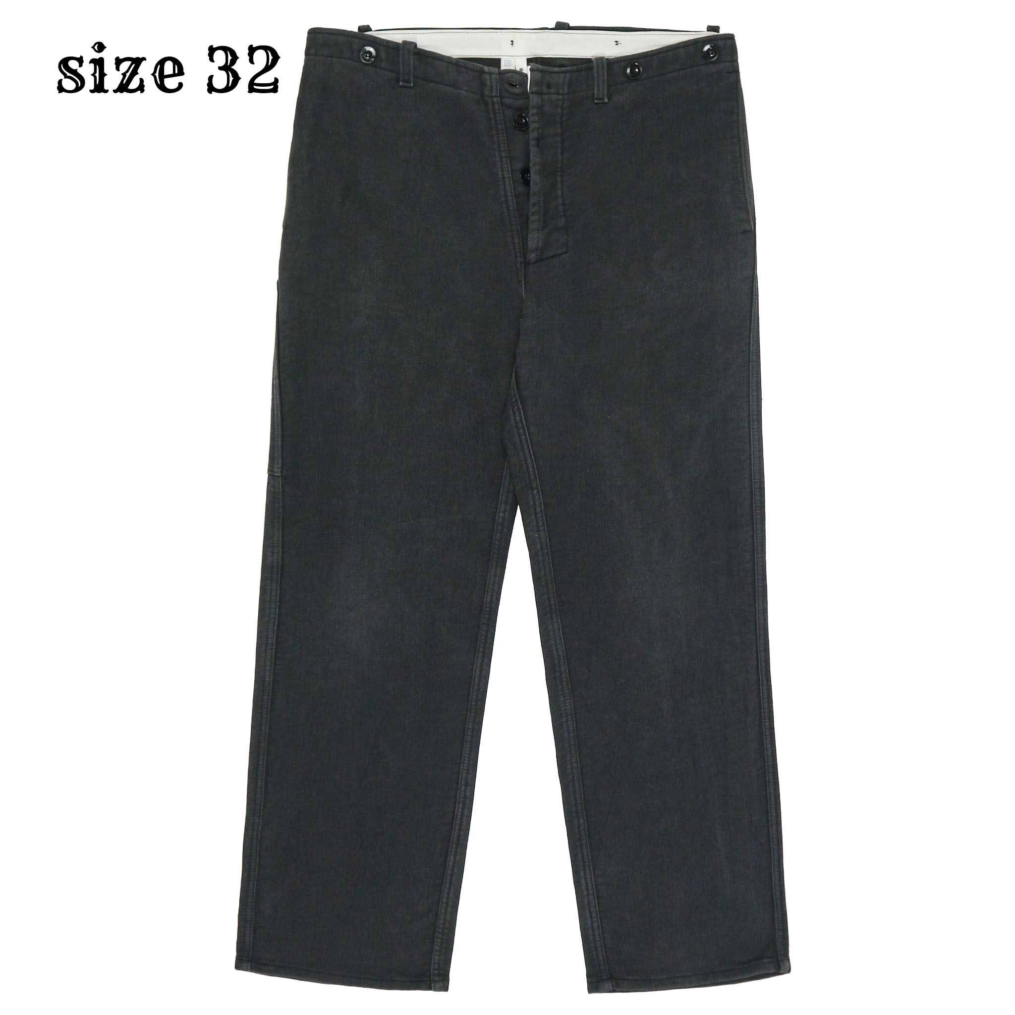 Vintage VEB Plastex Delitzsch German Workwear Pants Size 32
