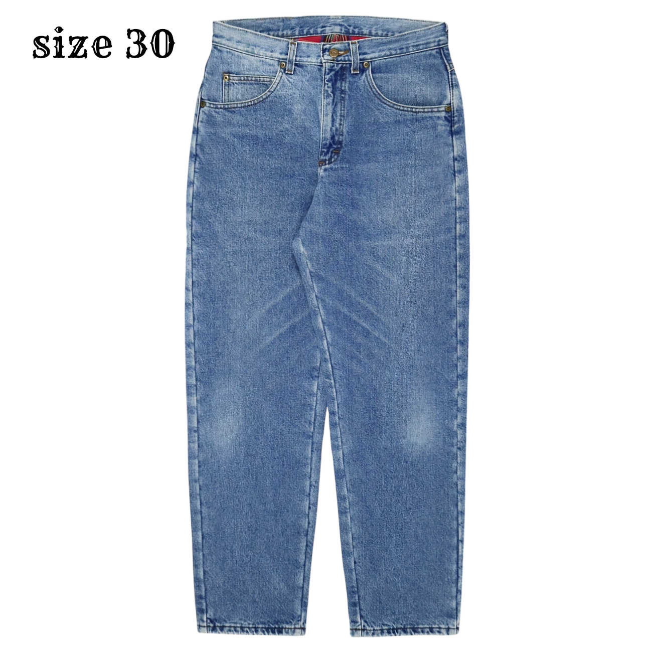 90s L.L.Bean Flannel-lined Denim Jeans Size 30
