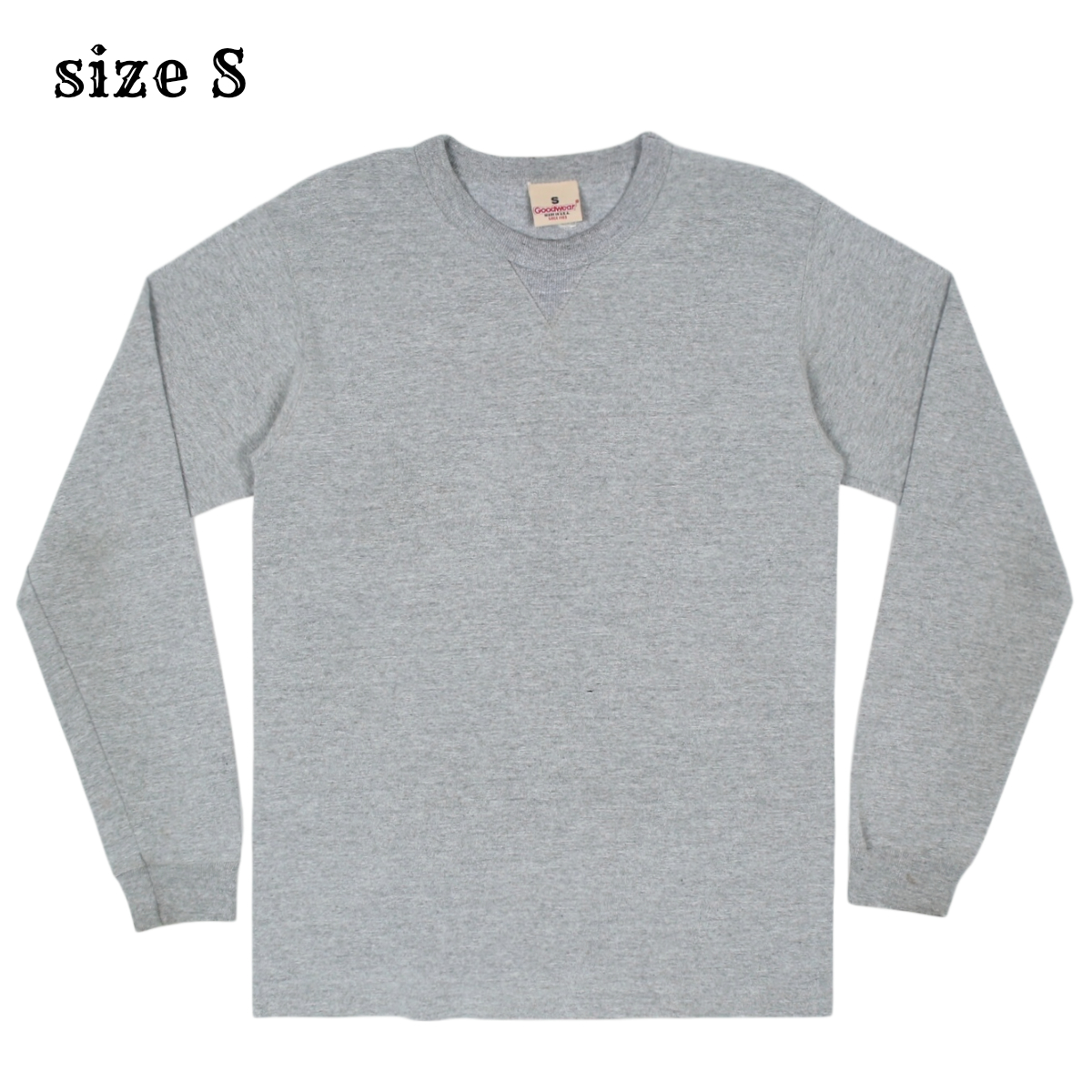 Goodwear Made in USA Long-sleeve T-Shirt Size S