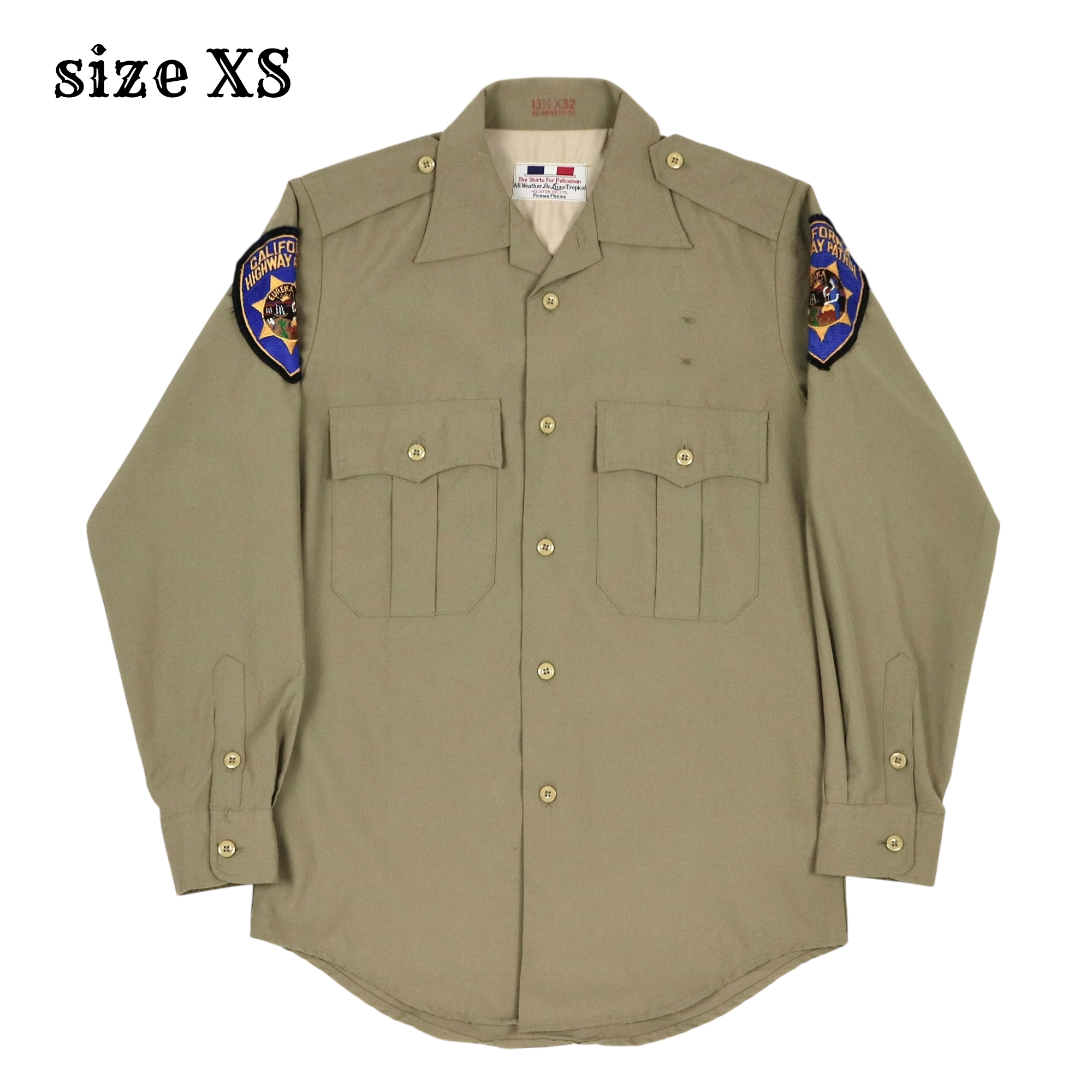 Houston CHP Policeman Uniform Shirt Size XS