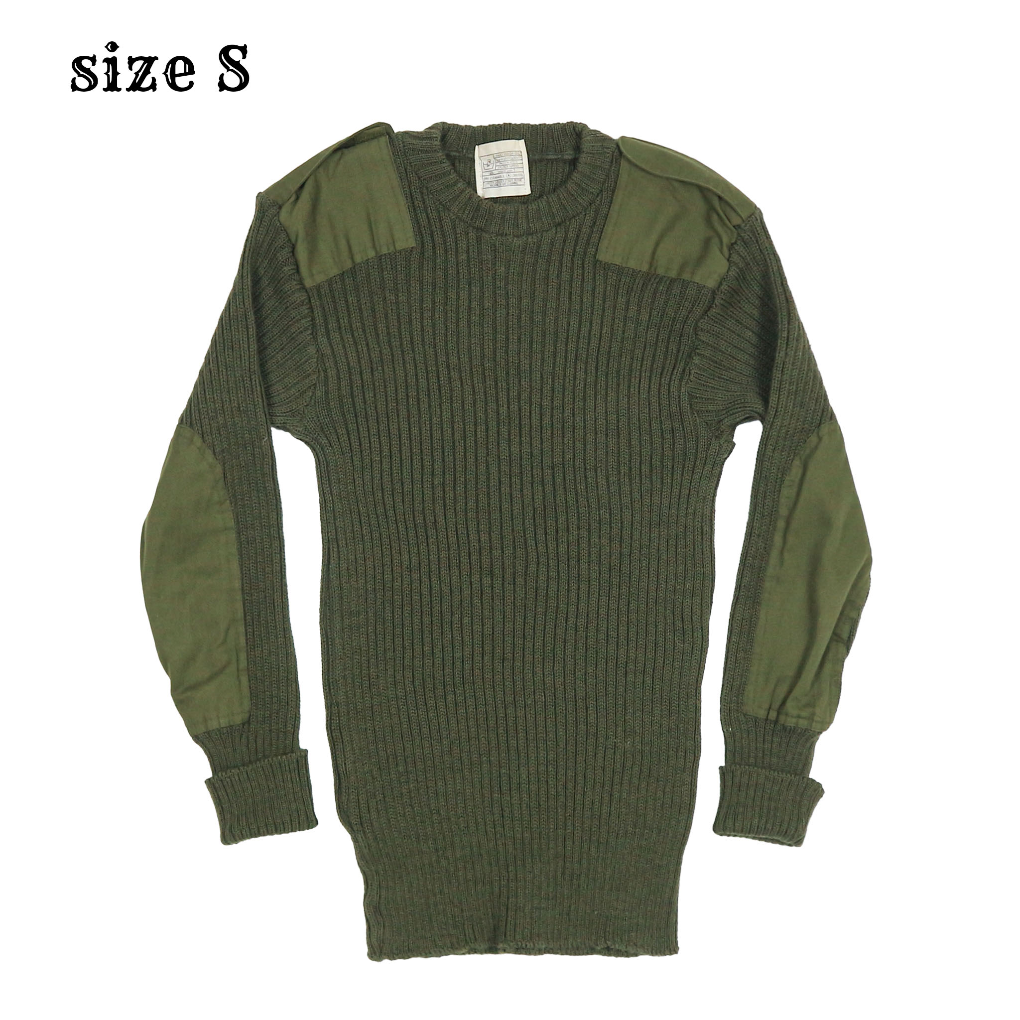Military Green Cold Weather Sweater Size S