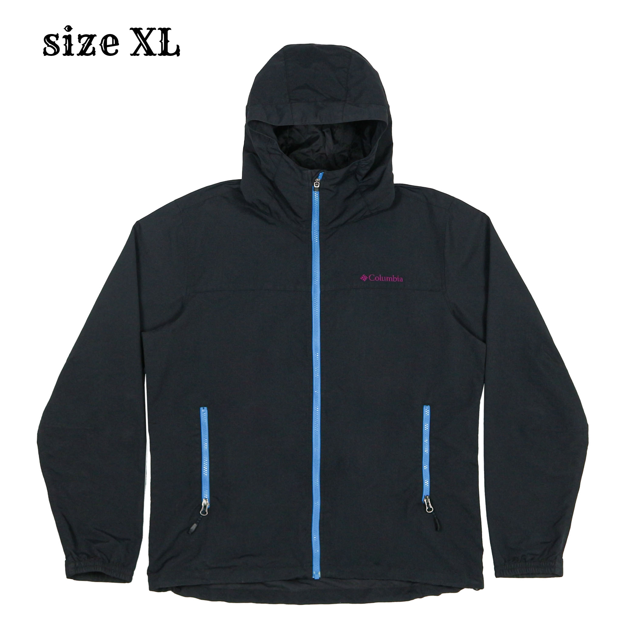 Columbia Outdoor Nylon Hooded Jacket Size XL