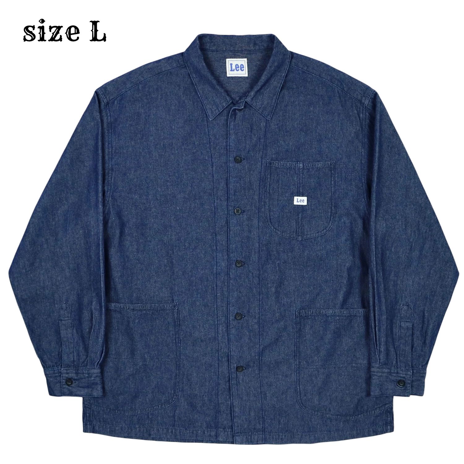 Lee Light Denim Chore Jacket Size L