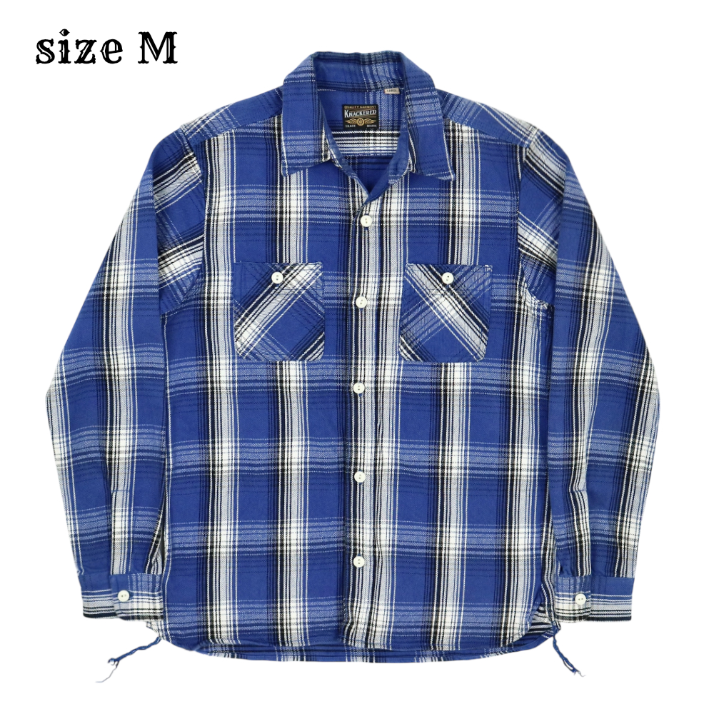 Knackered Heavy Cotton Flannel Shirt Size M