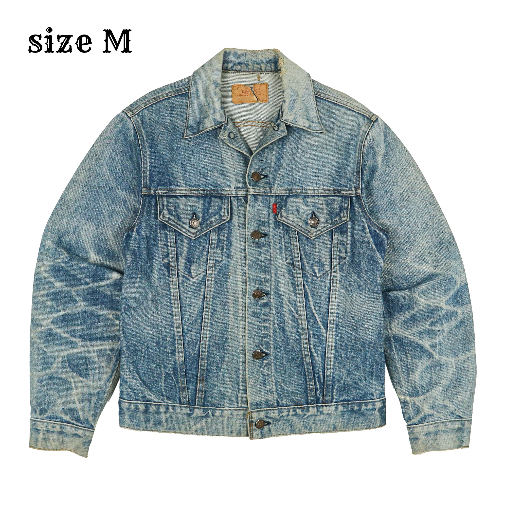 Vtg Late 70s Levi’s USA Type 3 Denim Jacket Size M