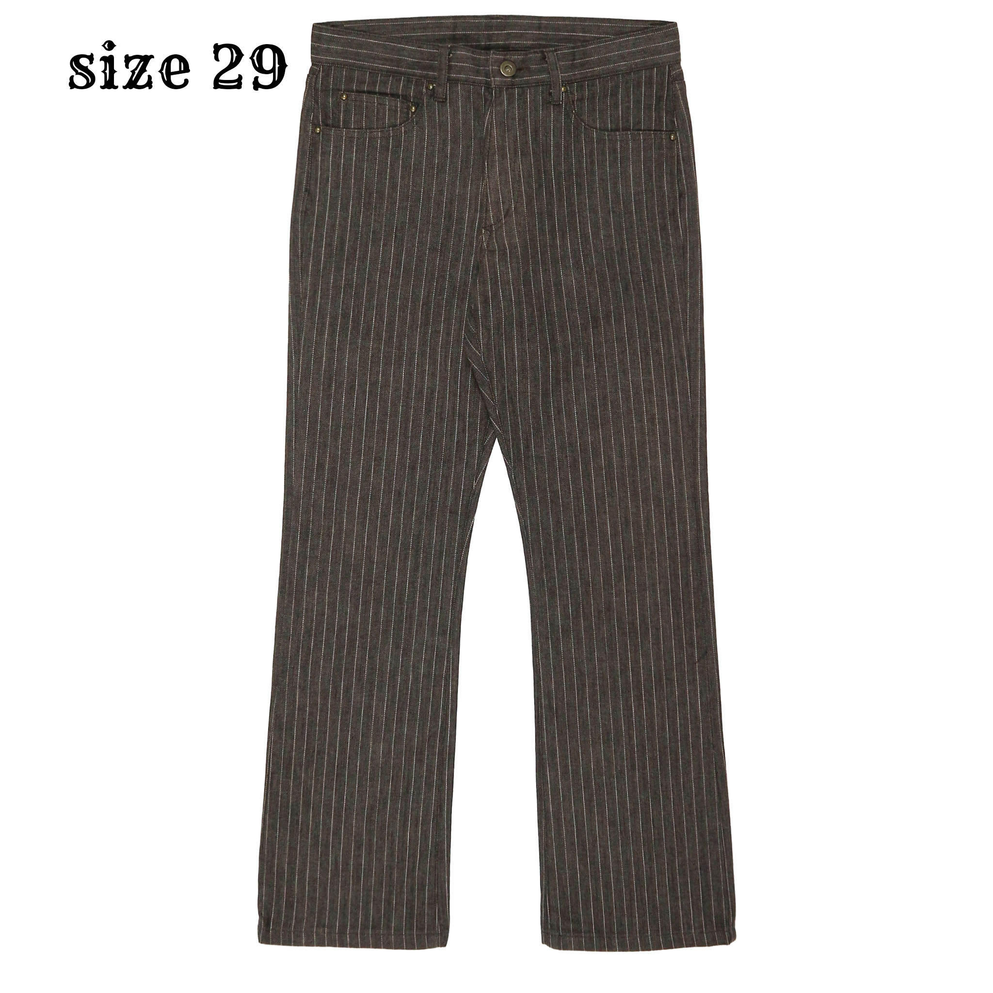 Men's Melrose Stripe Bootcut Jeans Size 29