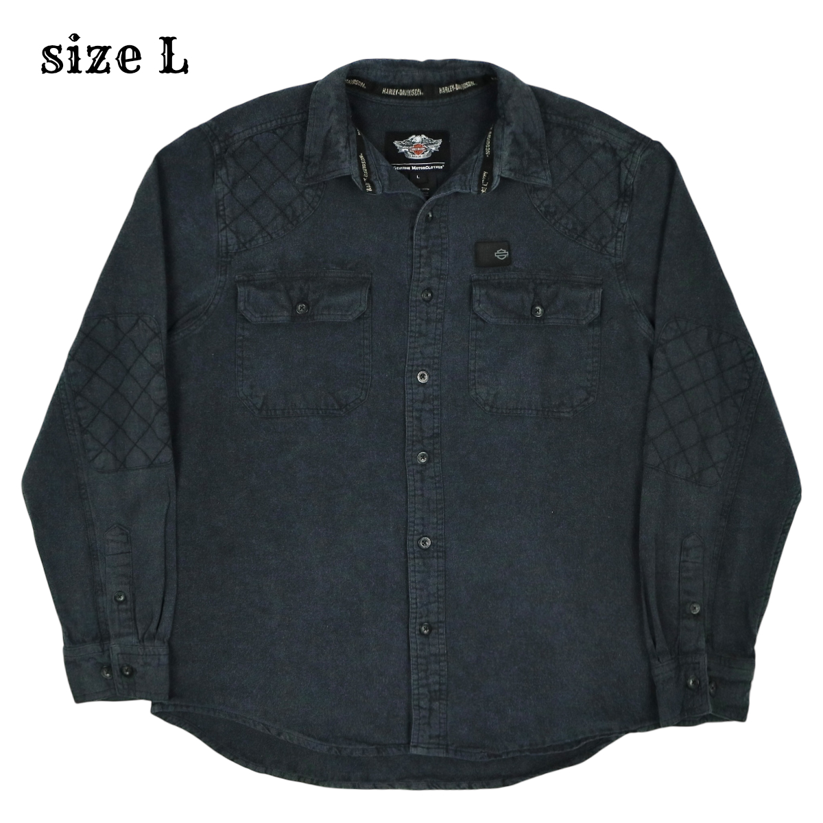 Harley Davidson Cotton Flannel Shirt Size L