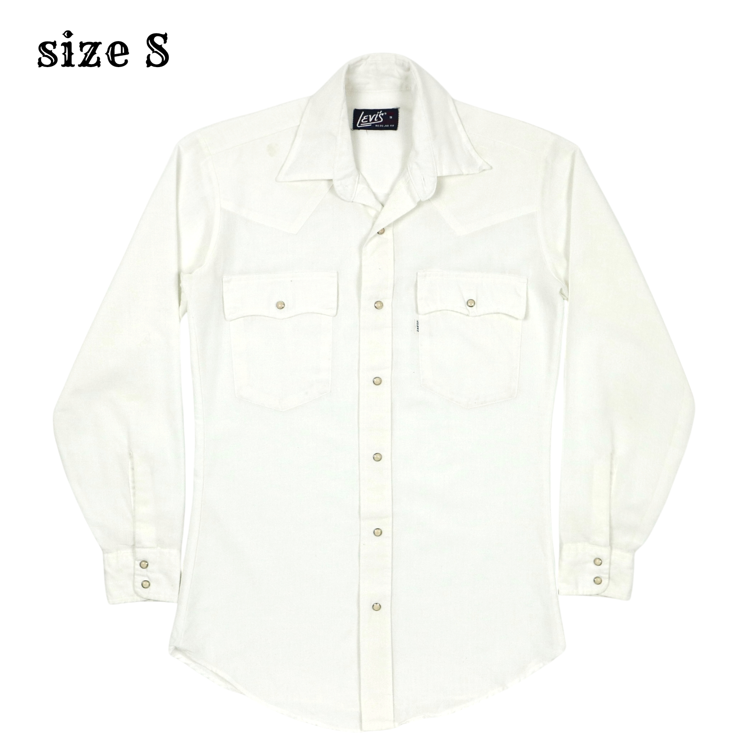 Vintage 80s Levi's Western Shirt Size S