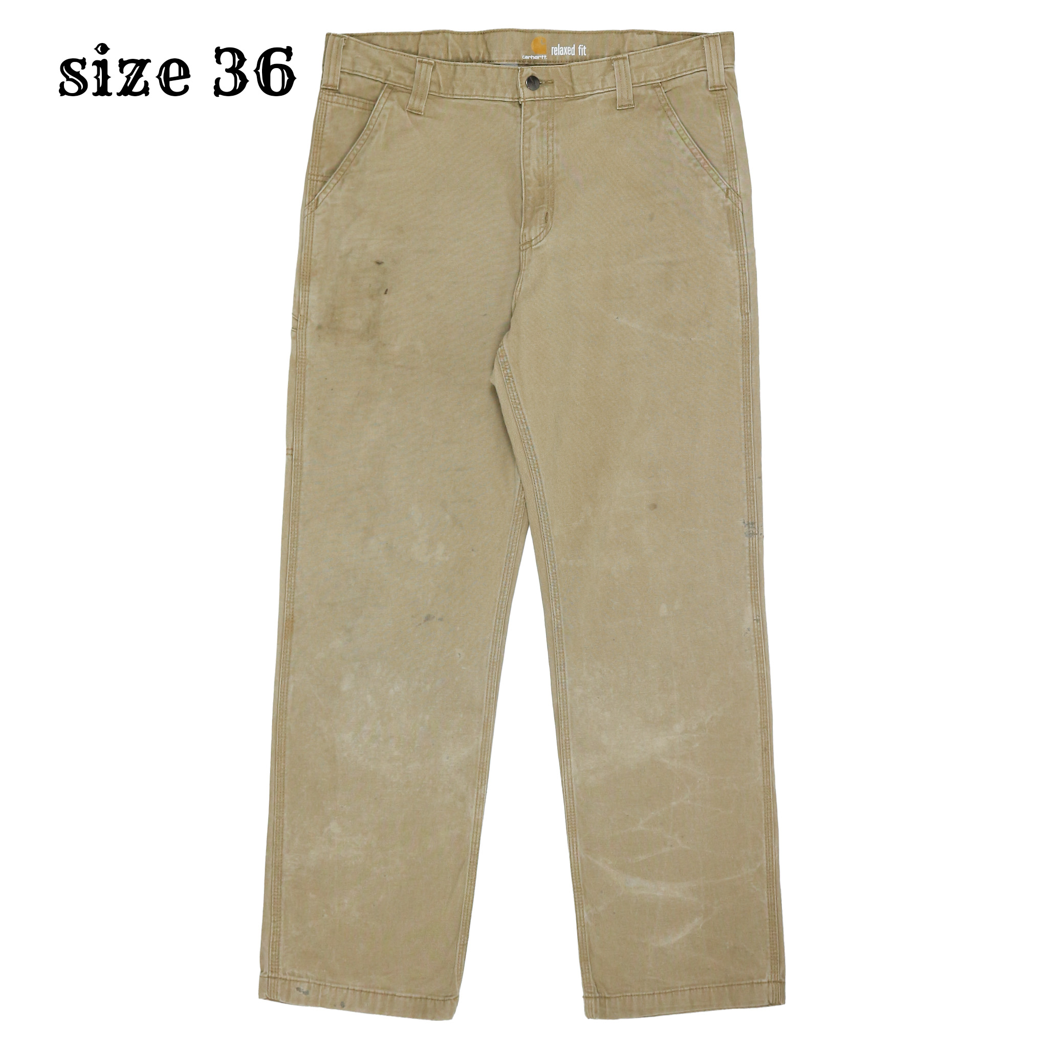 Carhartt Canvas Utility Work Pants Size 36