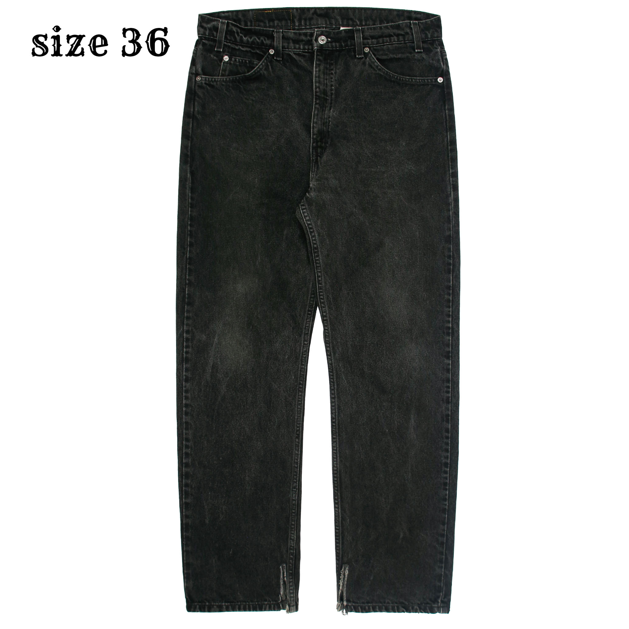 90s Levi's 505 Black Denim Jeans Size 36