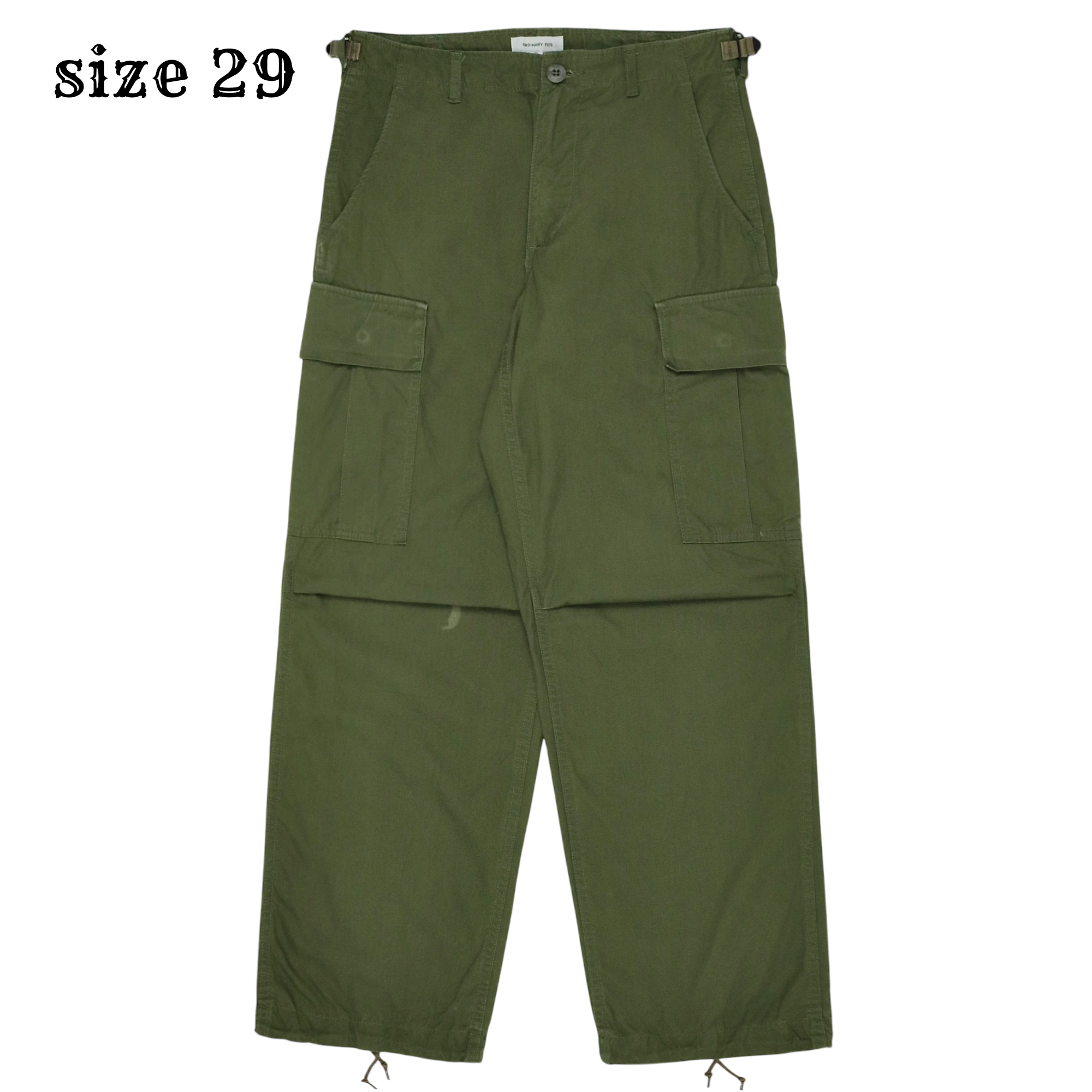 Ordinary Fits Japan Olive Military Pants Size 29