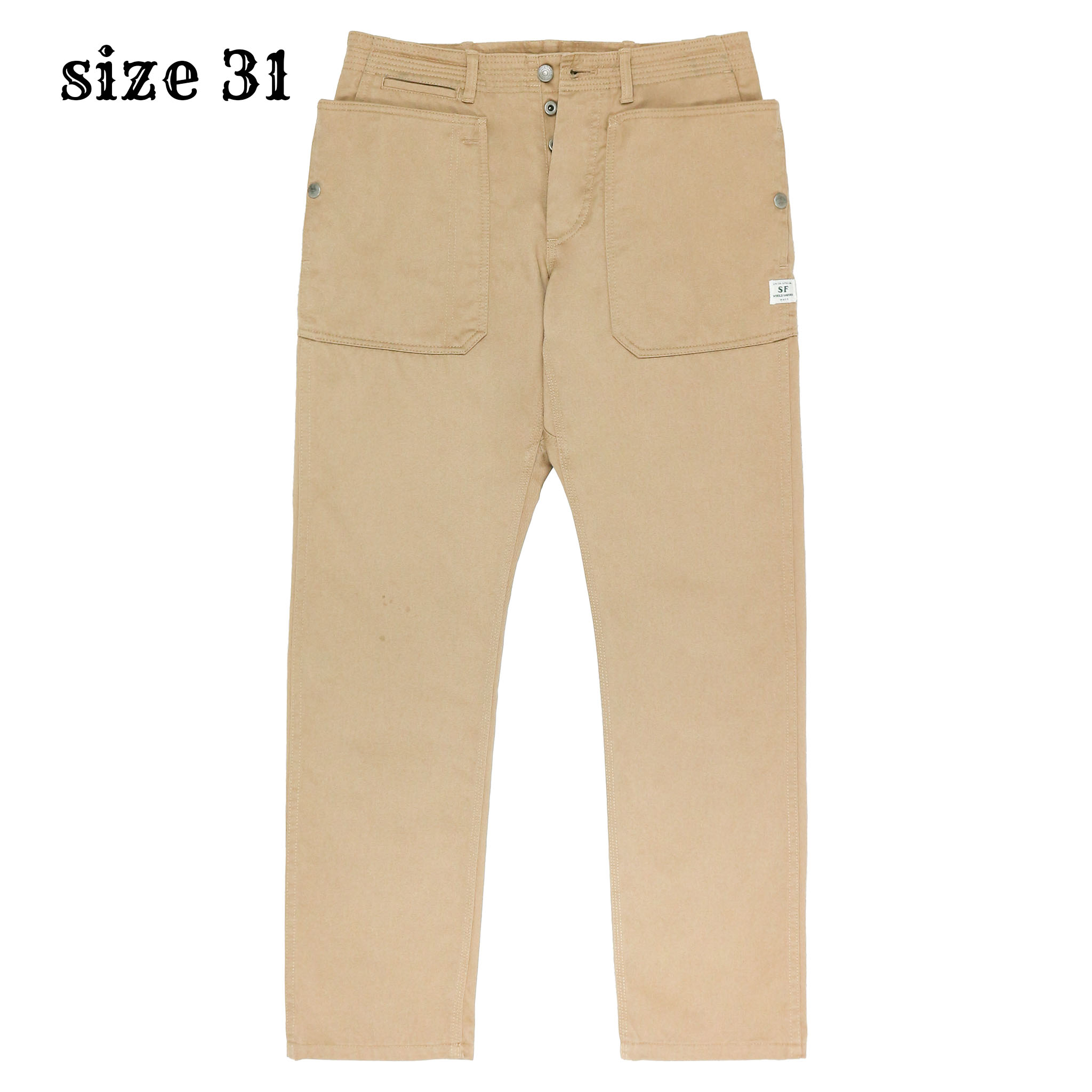 Sassafras Japan Made Khaki Pants Size 31