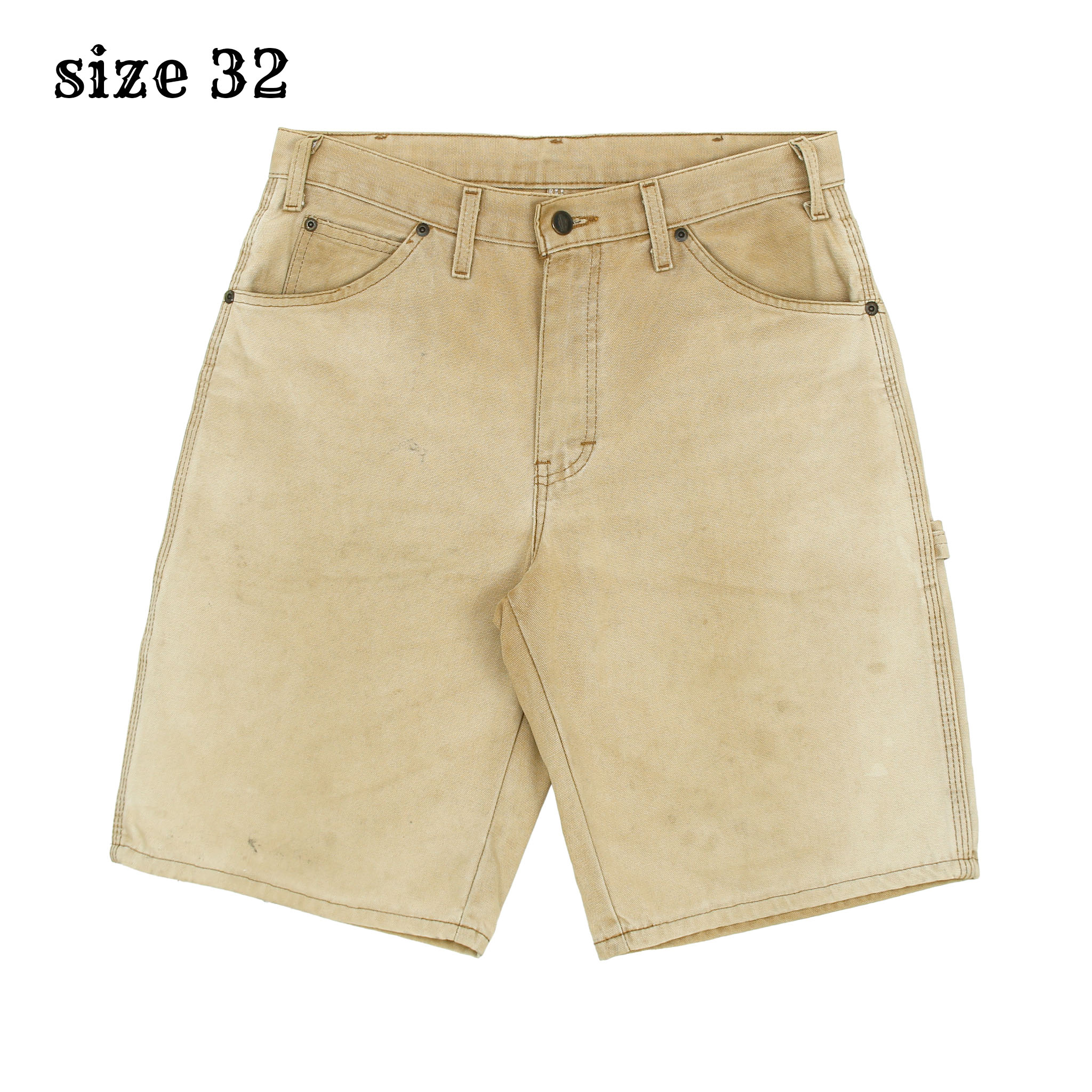 Dickies Faded Canvas Carpenter Shorts Size 32