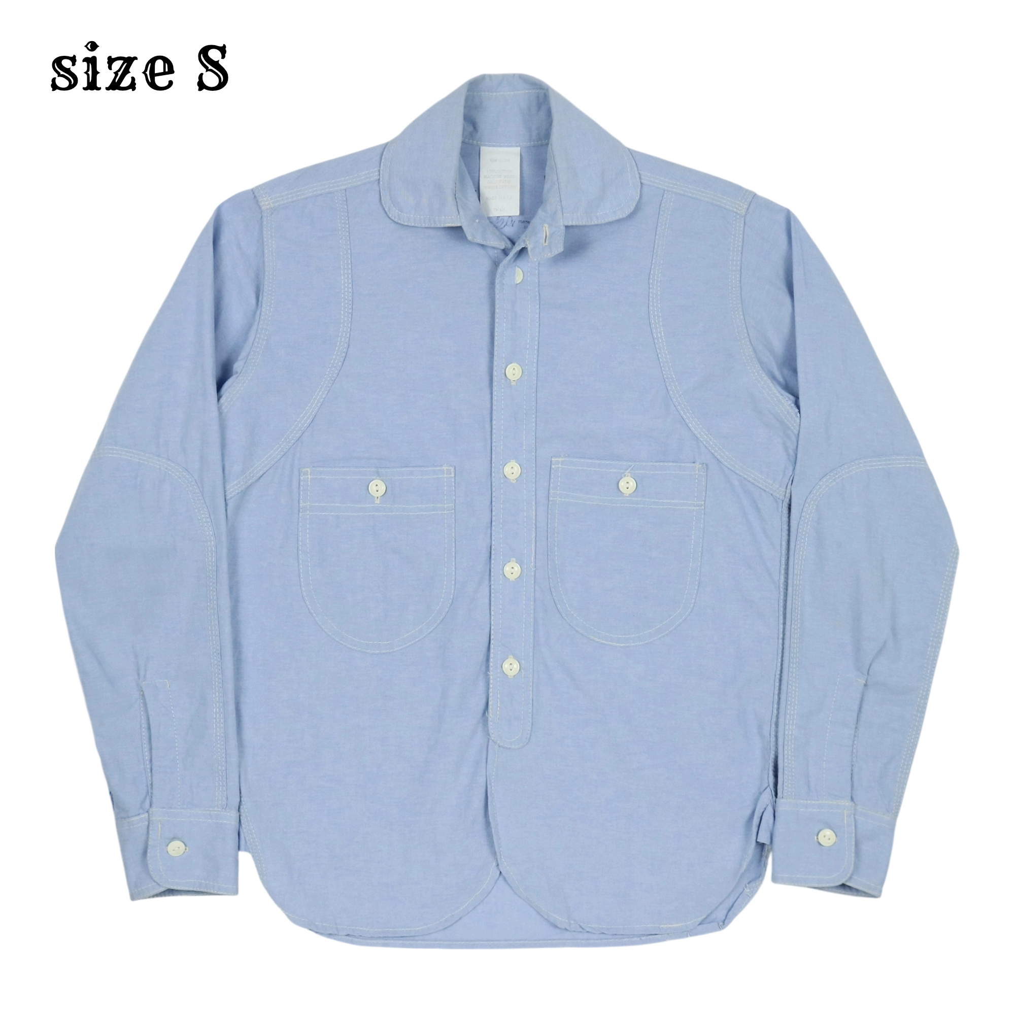 Sunday Works Made in USA Chambray Shirt Size S