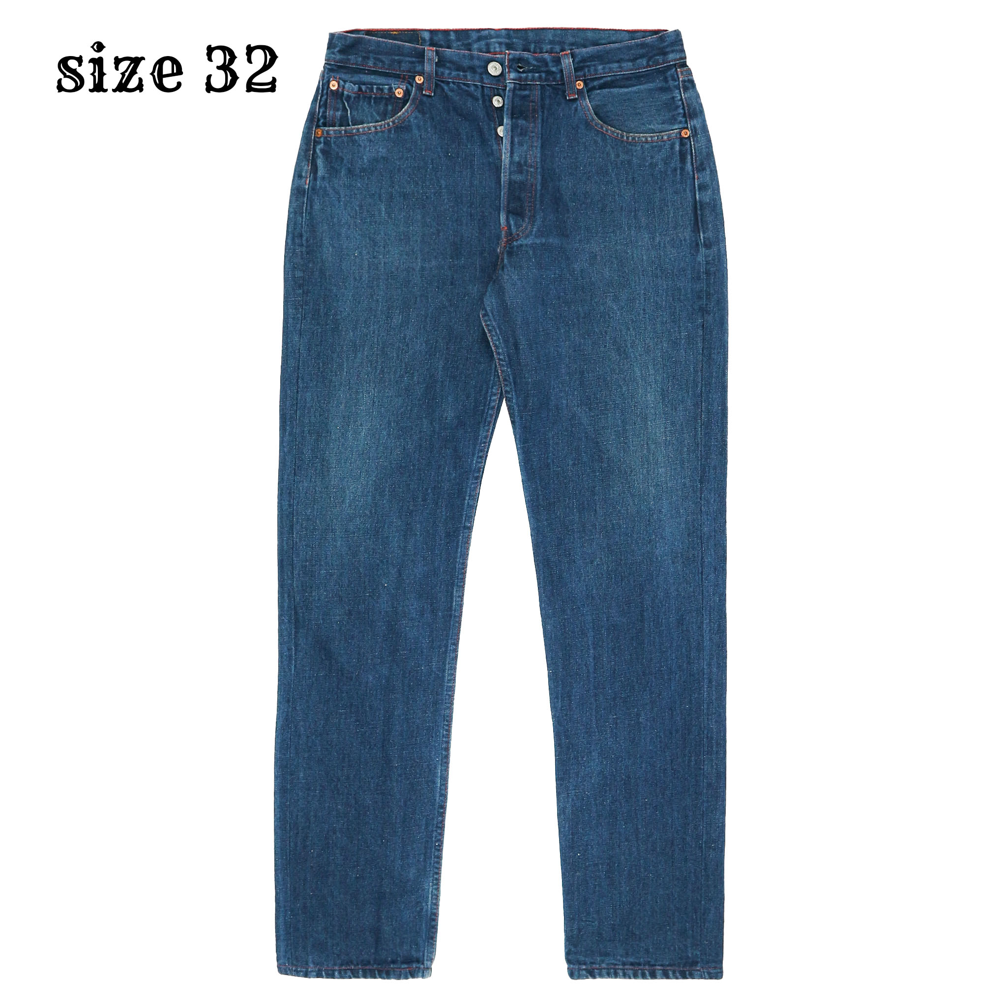 00s Levi's 501 Cotton Hemp Denim Jeans Size 32