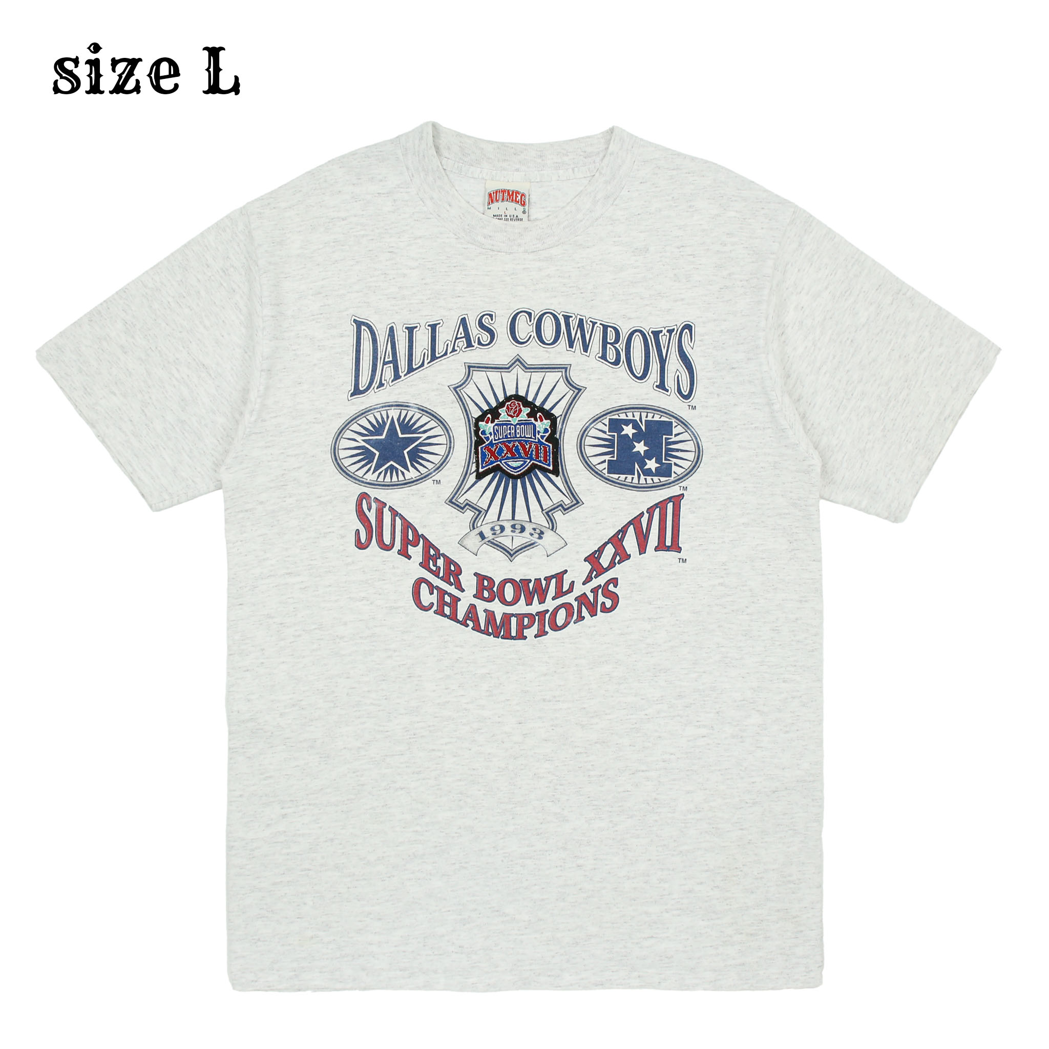 90s Dallas Cowboys by Nutmeg Made in USA T-Shirt Size L