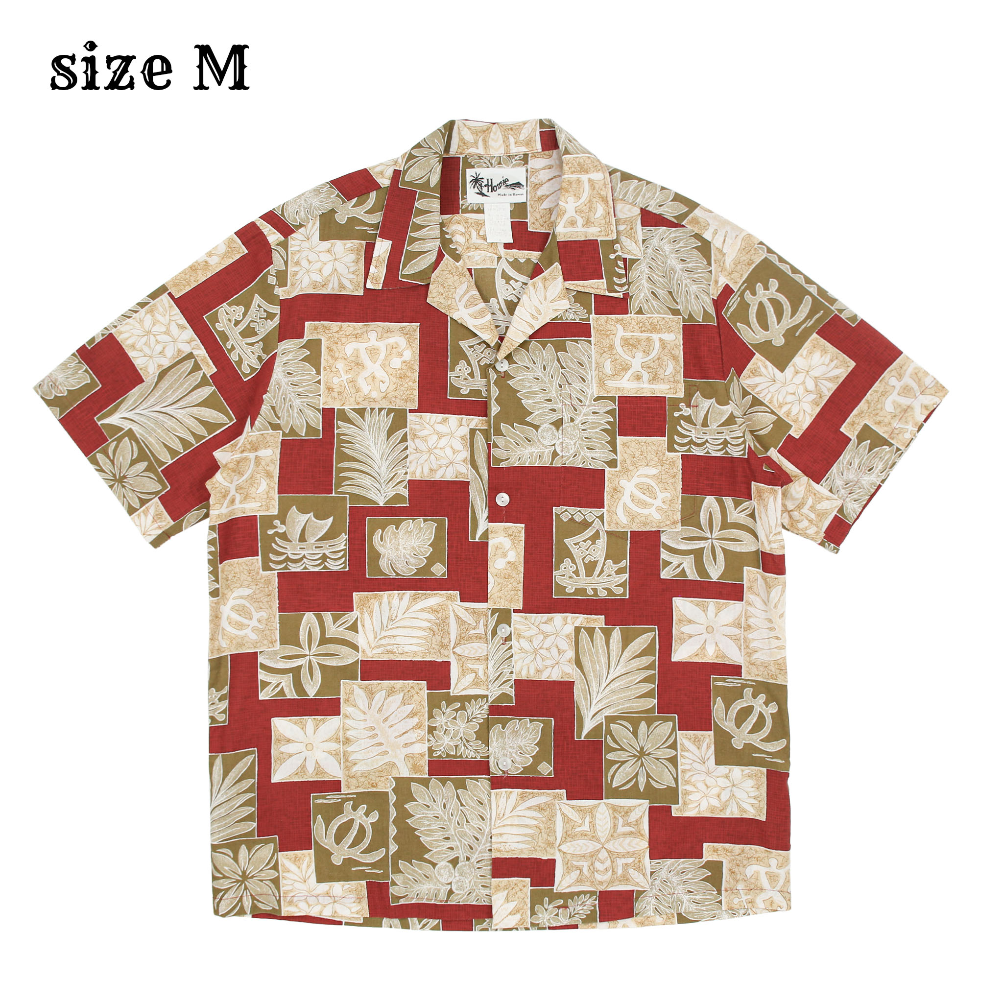 Howie Brand Aloha Style Hawaiian Shirt Size M