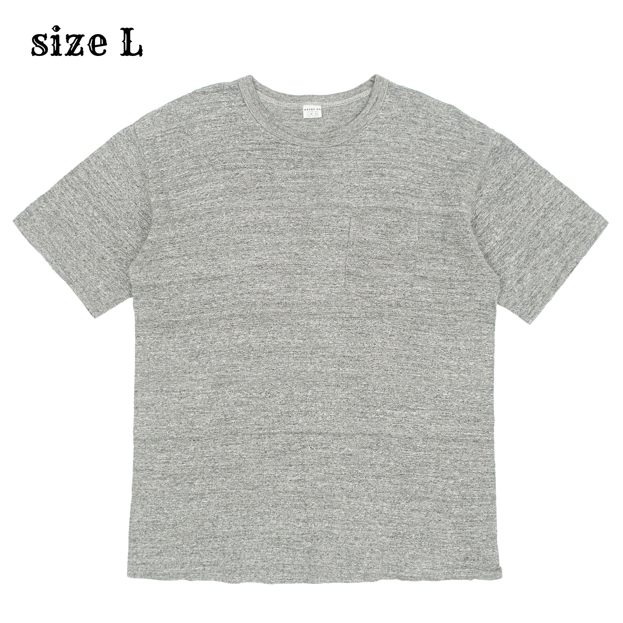 Entry SG Made in JP Loopwheel T-Shirt Size L
