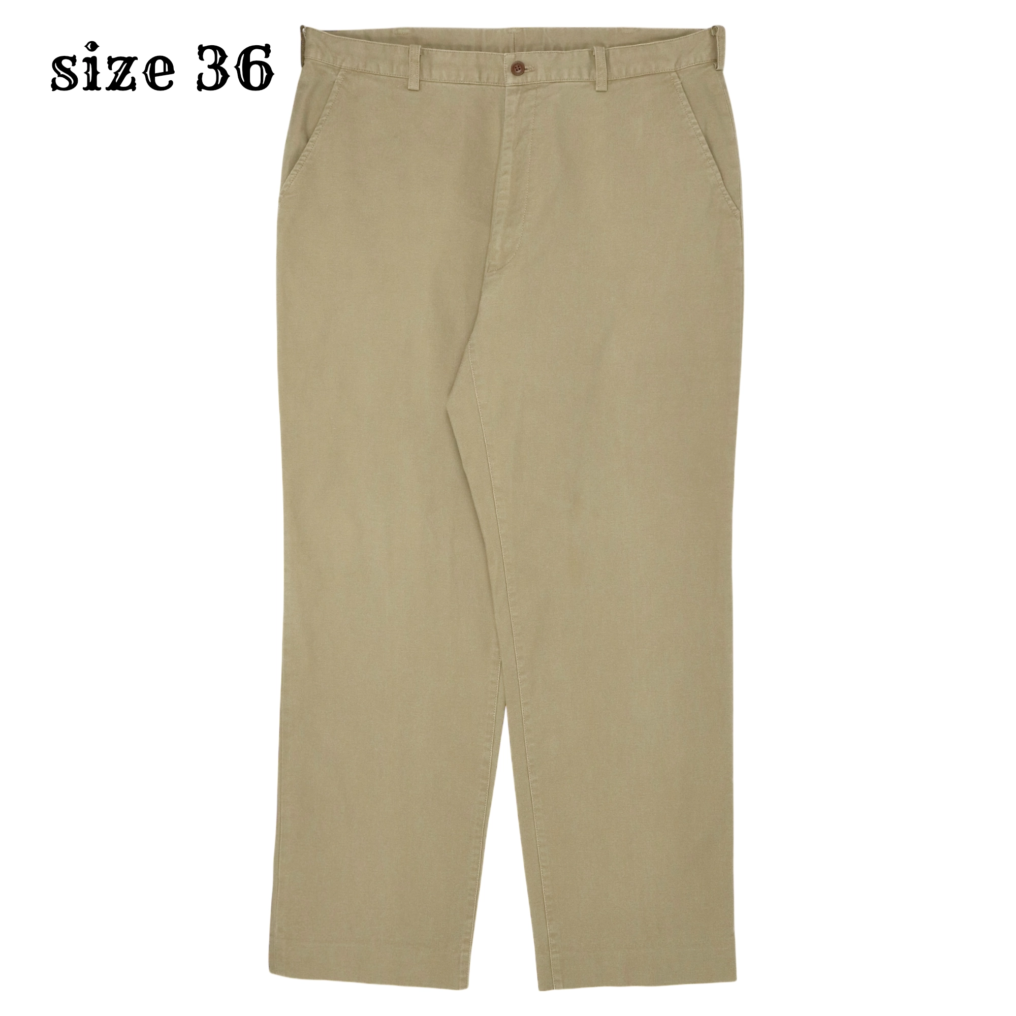 Kizuki Kazutaka Kato Khaki Pants Size 36