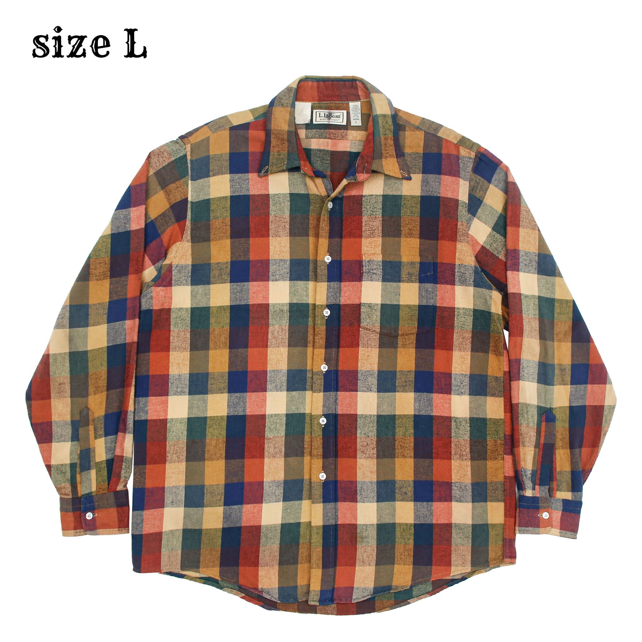 90s L.L.Bean Northwoods Check Shirt Size L