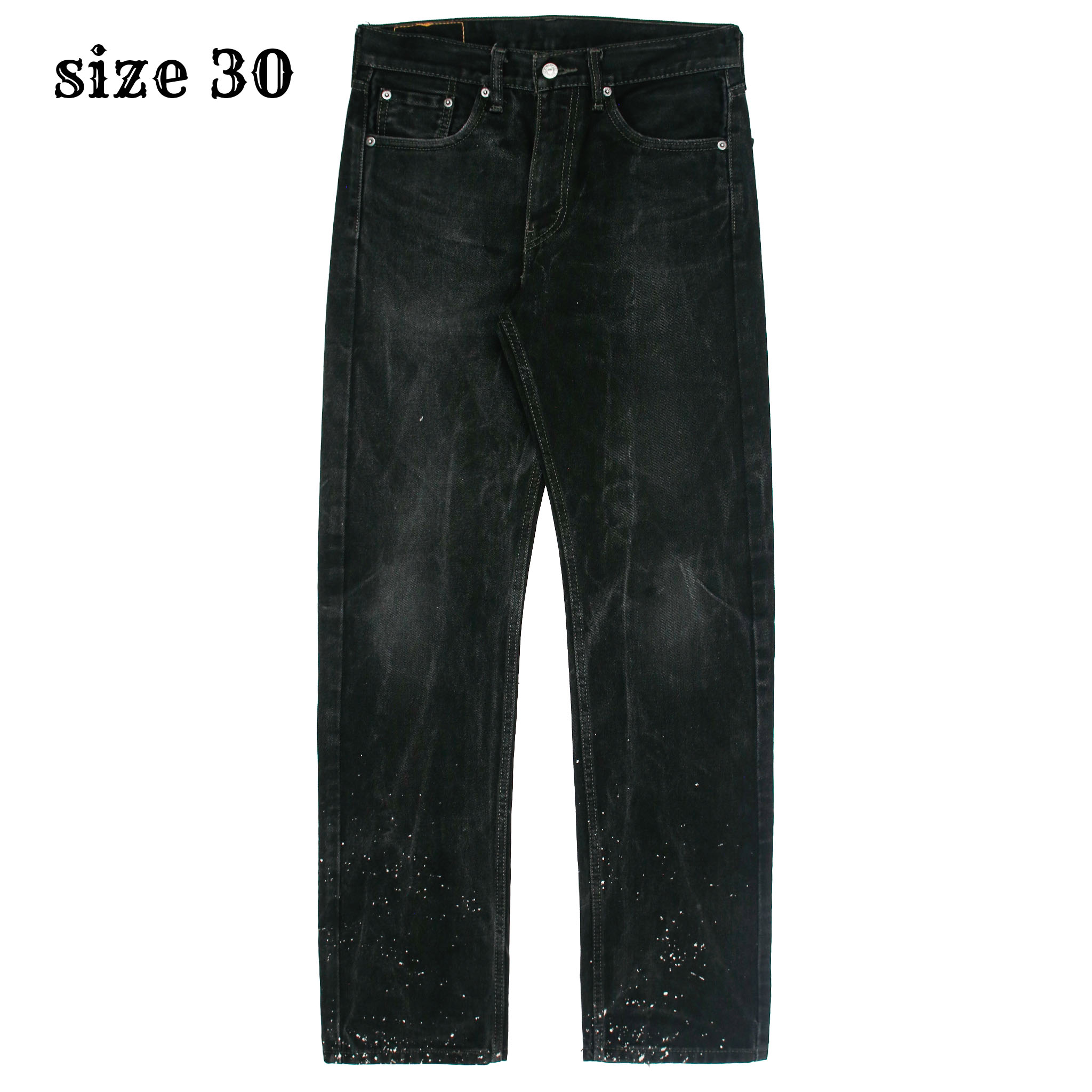 2010s Levi's 505 Black Denim Jeans Size 30