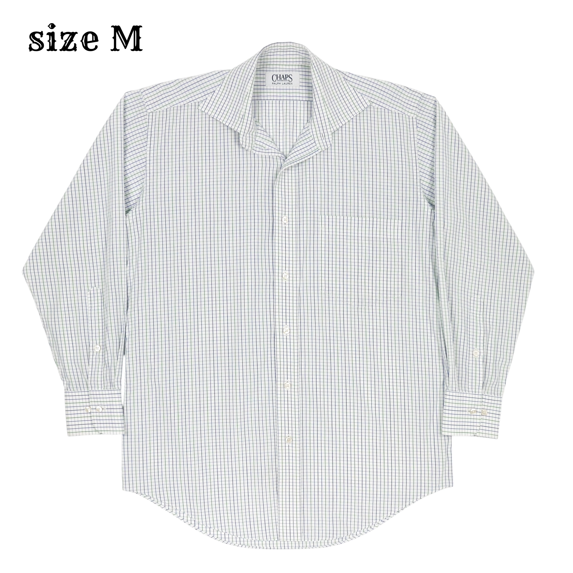 Chaps Ralph Lauren Men L/S Check Shirt Size M