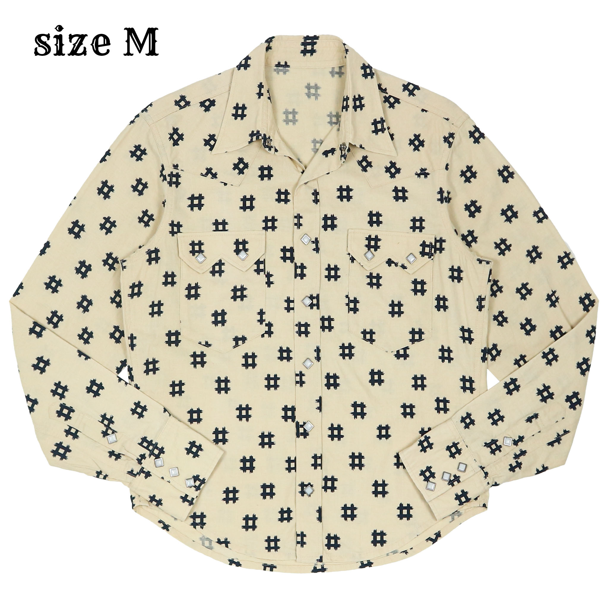 Meiwa Sangyo Co. Western Shirt Size M