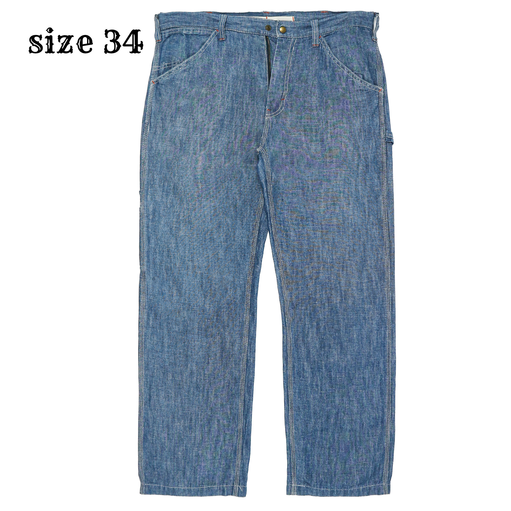Beams Chambray Painter Pants Size 34